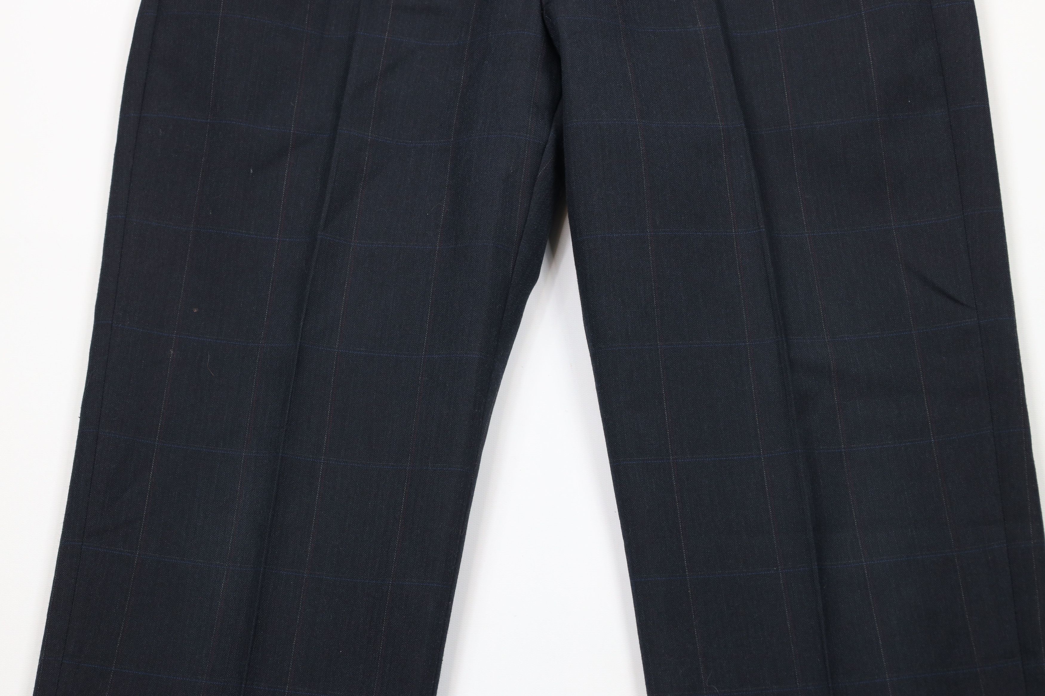Vintage Vintage 70s Streetwear Herringbone Wide Leg Chino Pants Size US 33 - 3 Thumbnail