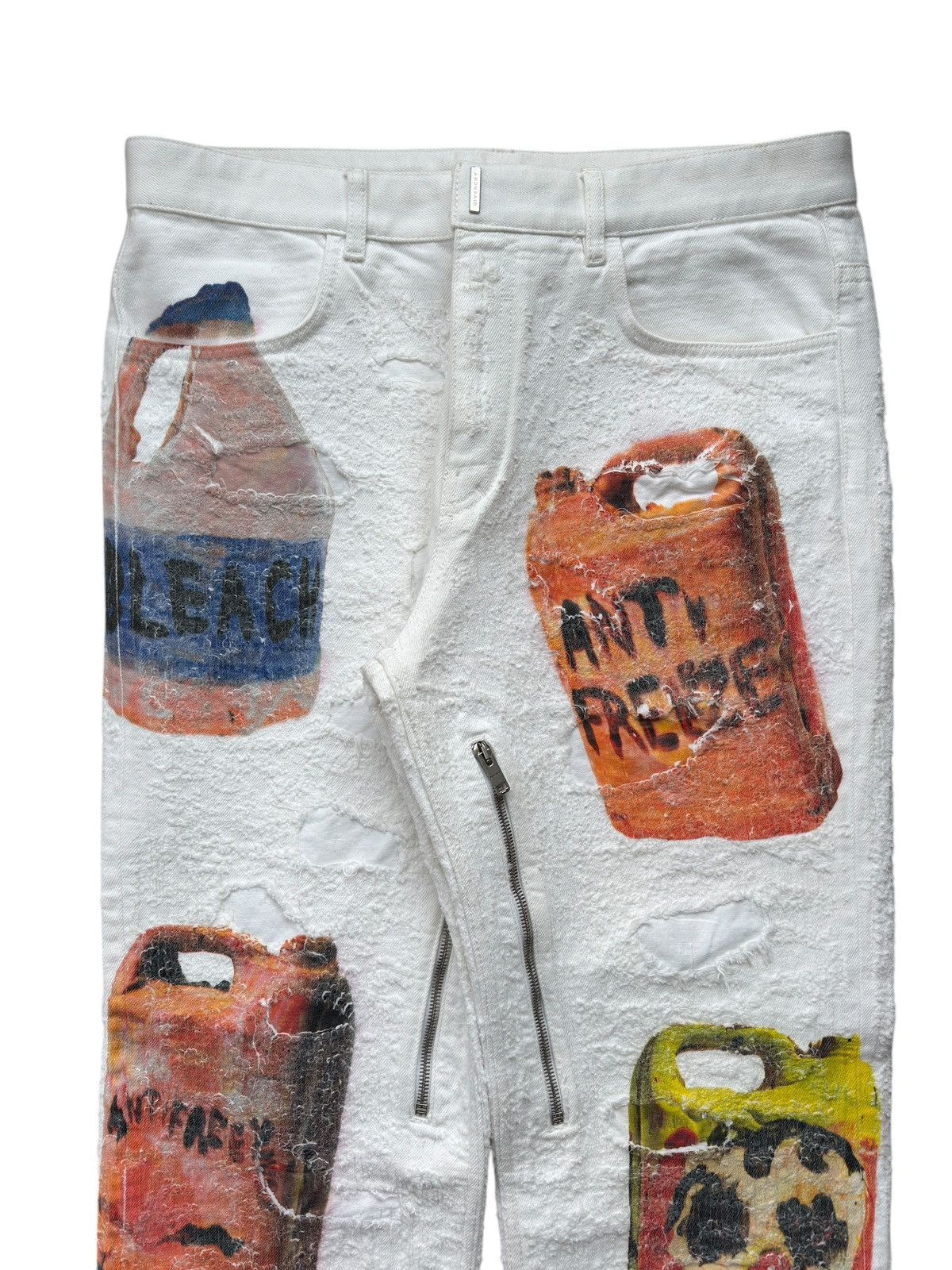 Givenchy Givenchy Josh Smith Gasoline Destroyed Boro Denim Size US 32 / EU 48 - 5 Thumbnail