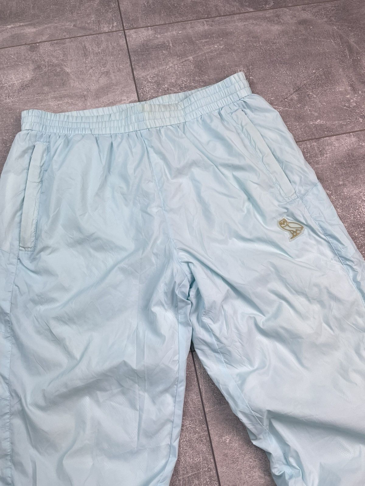 Drake's × October's Very Own OVO Essentials Nylon Sweatpants Size US 32 / EU 48 - 2 Thumbnail