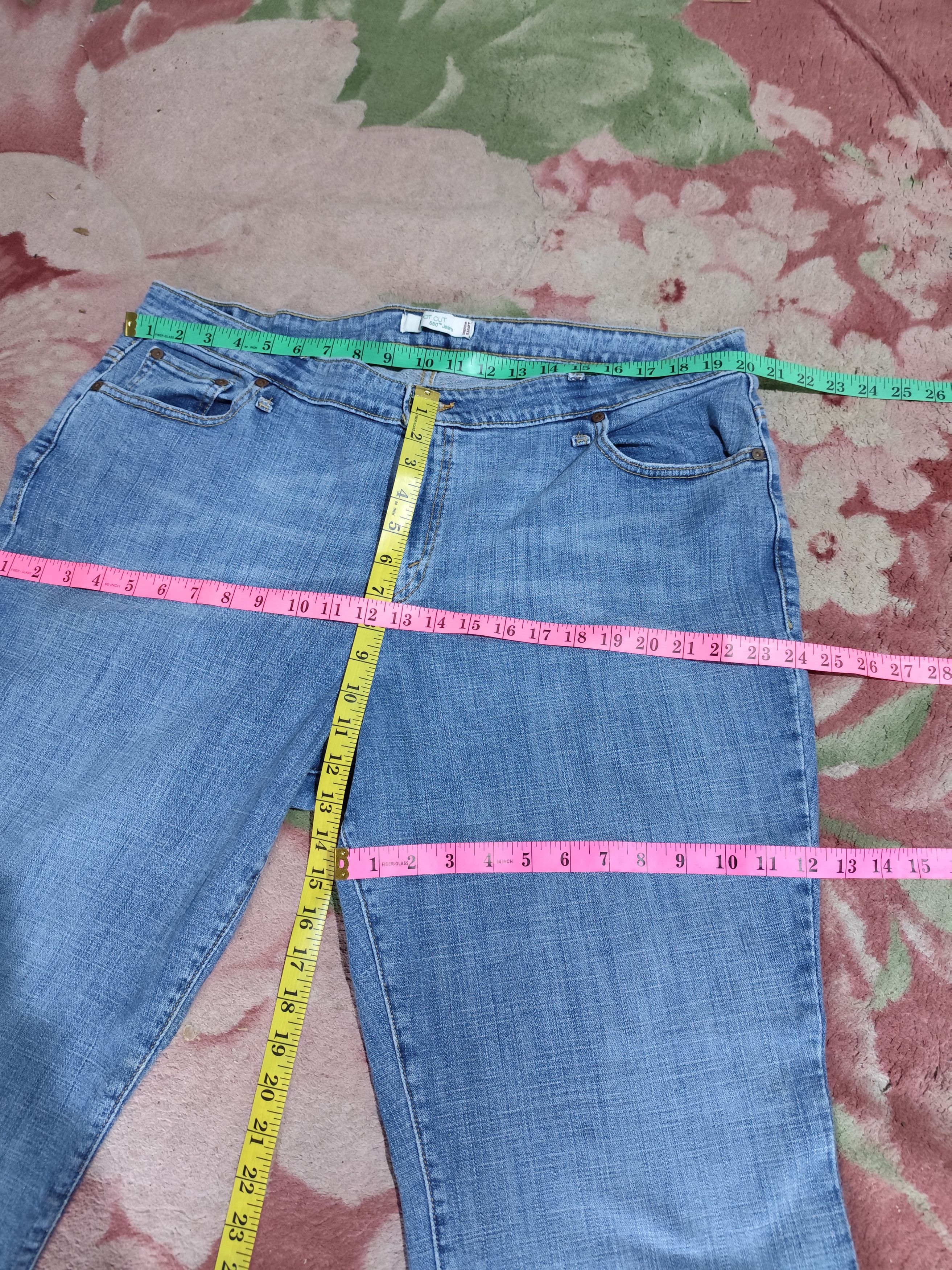 Levi's × Levi's Vintage Clothing Levi's 580 Vintage Bootcut Flare Denim J009 Size 40" / US 18 - 22 Thumbnail
