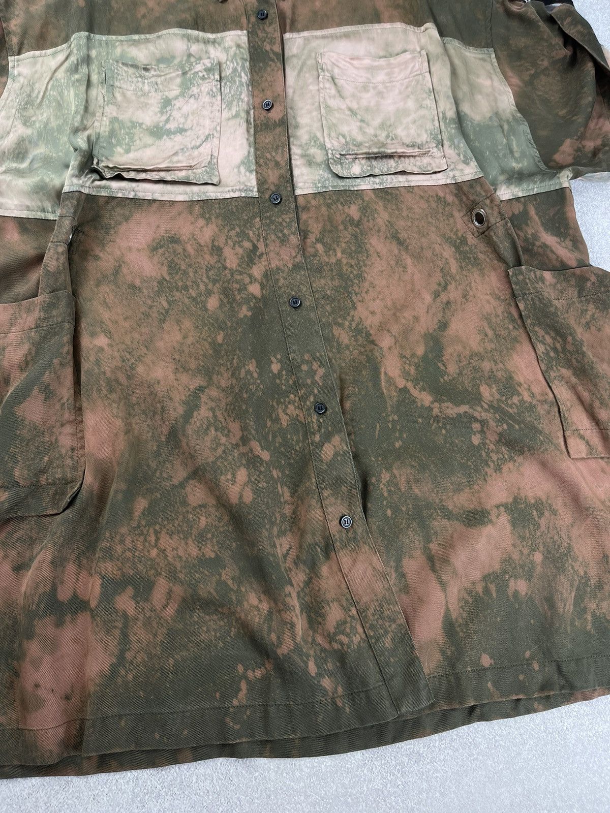 Diesel Diesel Custom Tie Dye Short Sleeve Shirt Size US S / EU 44-46 / 1 - 4 Thumbnail
