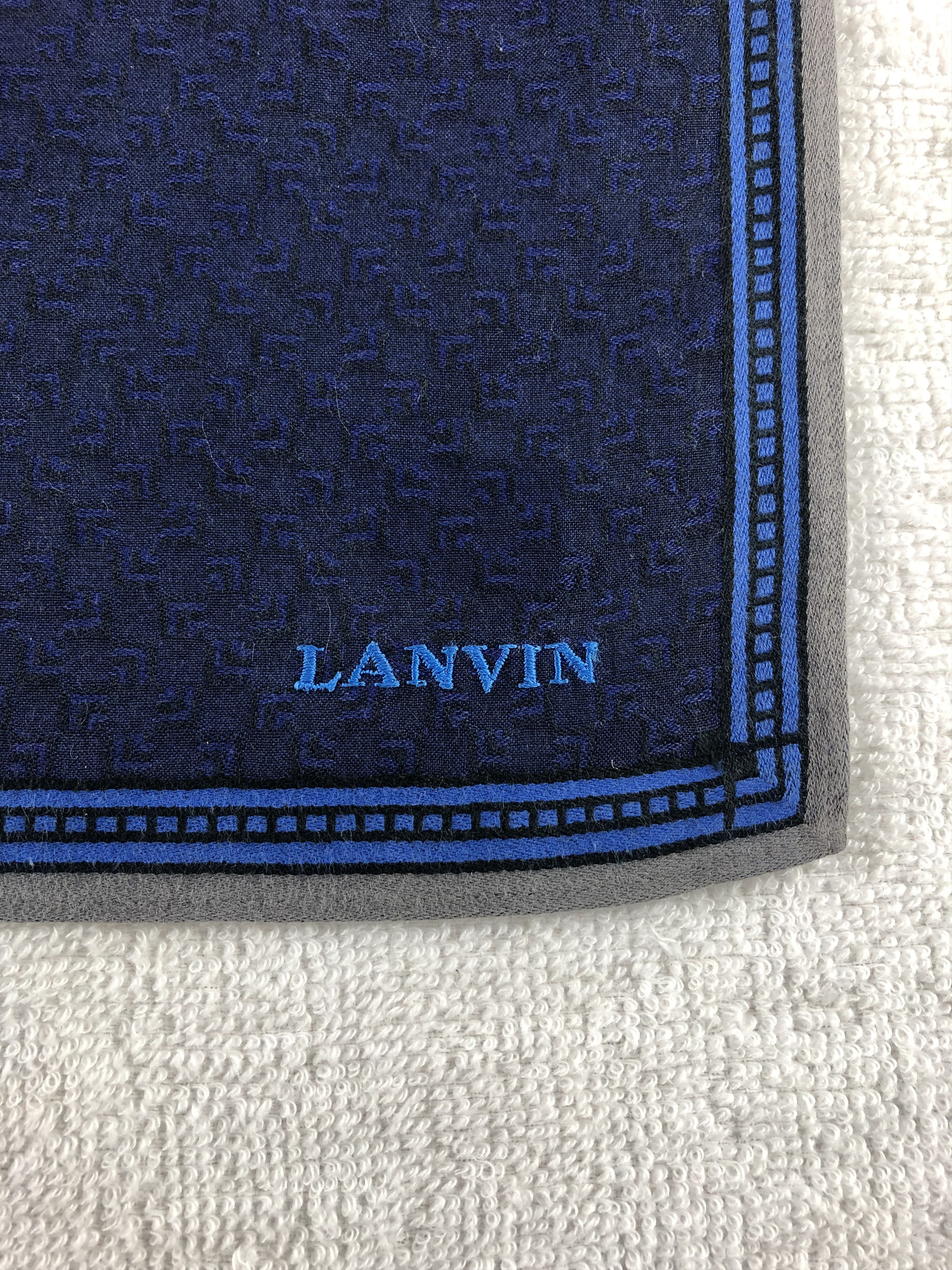 Lanvin × Vintage Lanvin Handkerchief / Bandana / Neckerchief Size ONE SIZE - 5 Thumbnail