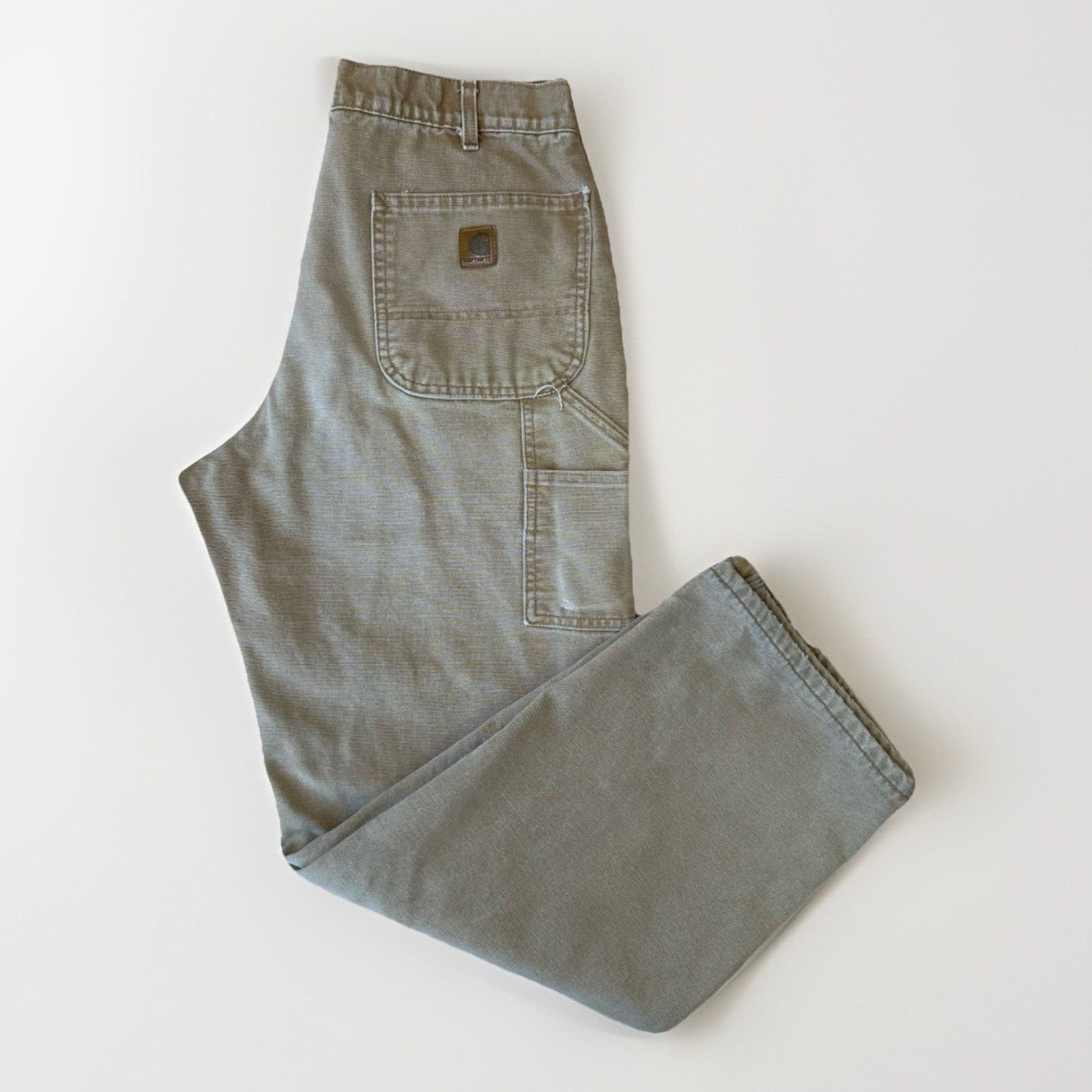 Carhartt Vintage Carhartt Flannel Lined Pants 32 Khaki 90s Heavy Size US 32 / EU 48 - 1 Thumbnail