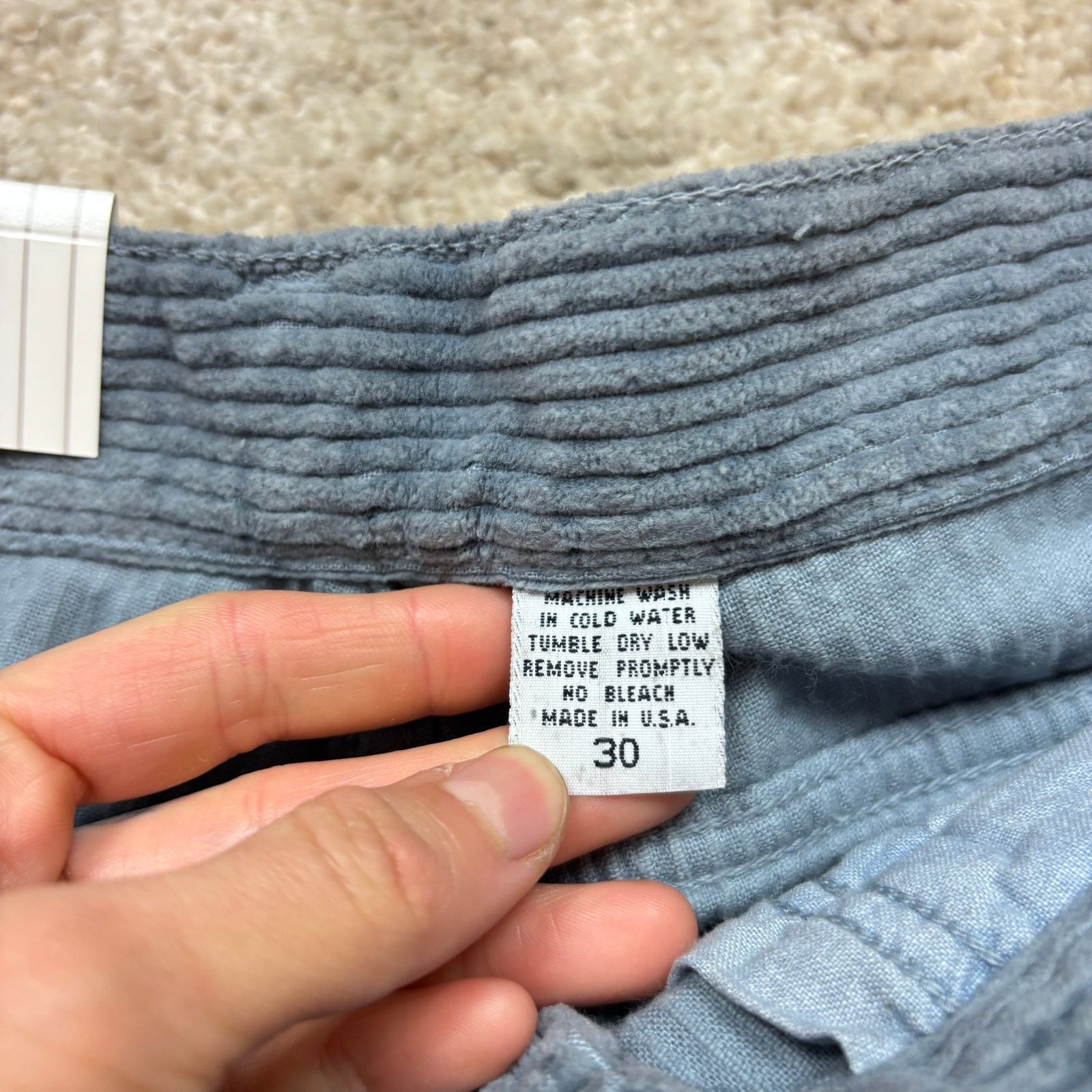 Vintage NWT Deadstock Vintage Hi Cutline Corduroy Baggy Pants 30x30 Size US 30 / EU 46 - 6 Thumbnail