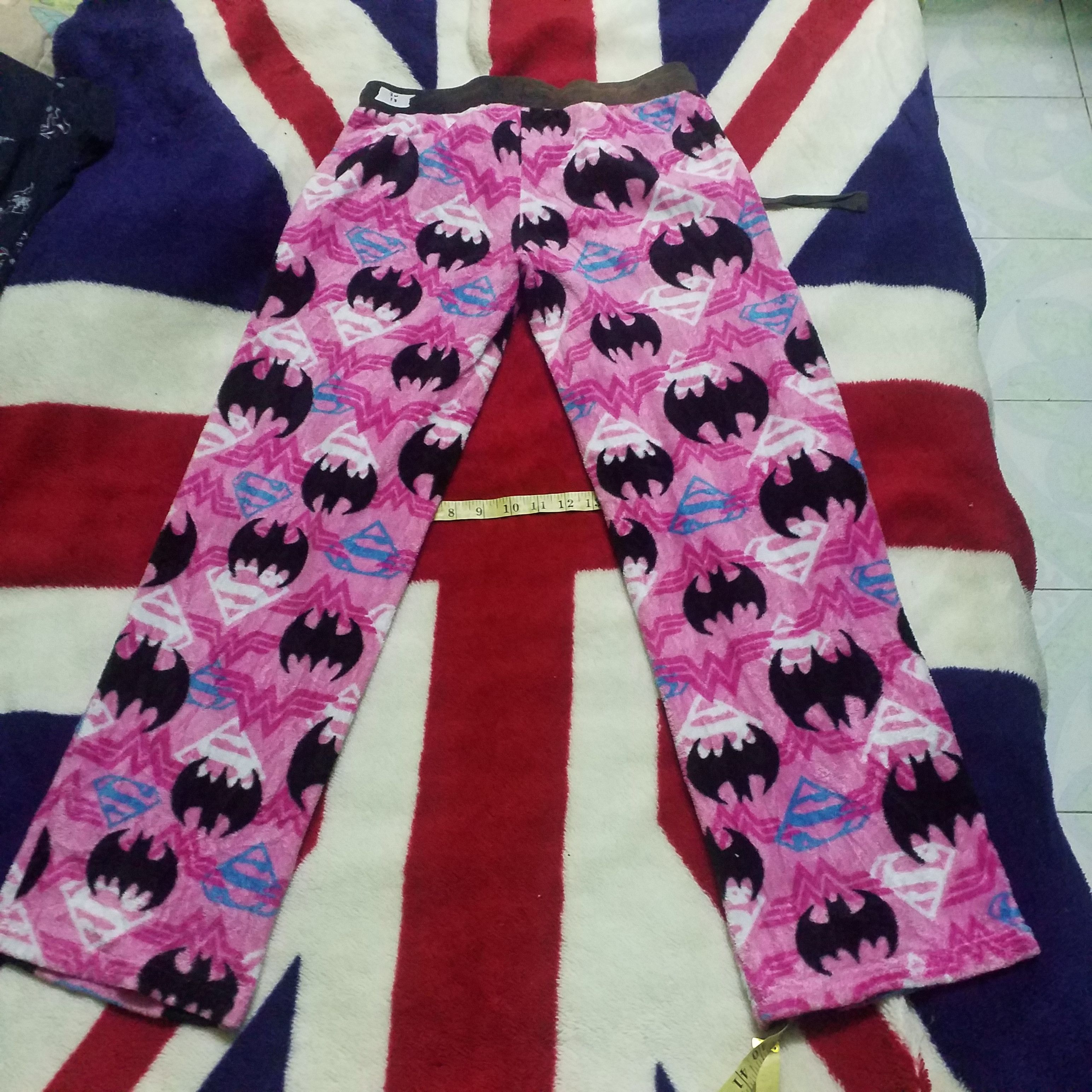 DC Comics HERO LOGO FULL PRINT SLEEPWEAR Size 34" / US 12 / IT 48 - 5 Thumbnail