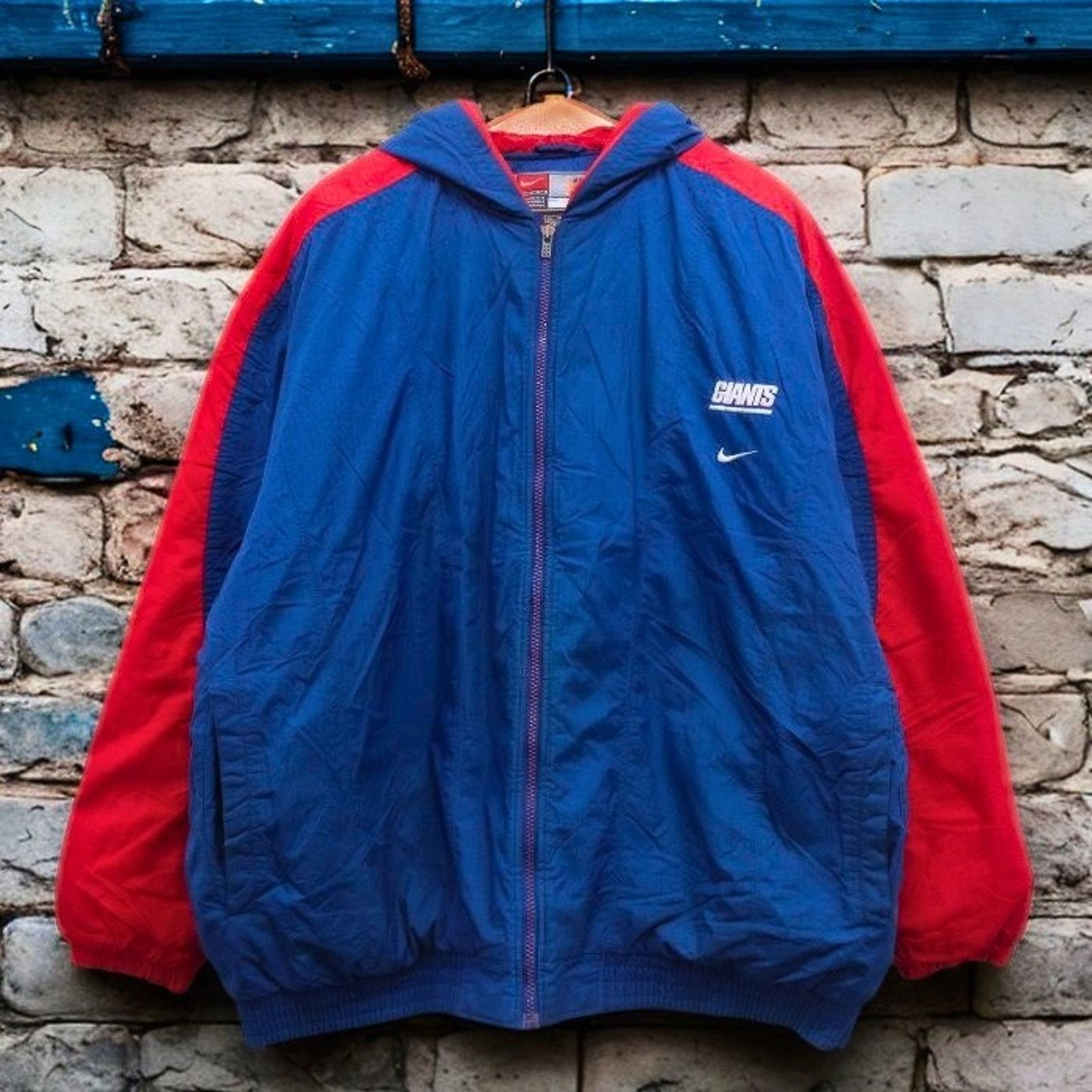 Nike New York Giants Nike Padded Puffer Coat Jacket Size L NFL Size US L / EU 52-54 / 3 - 4 Thumbnail