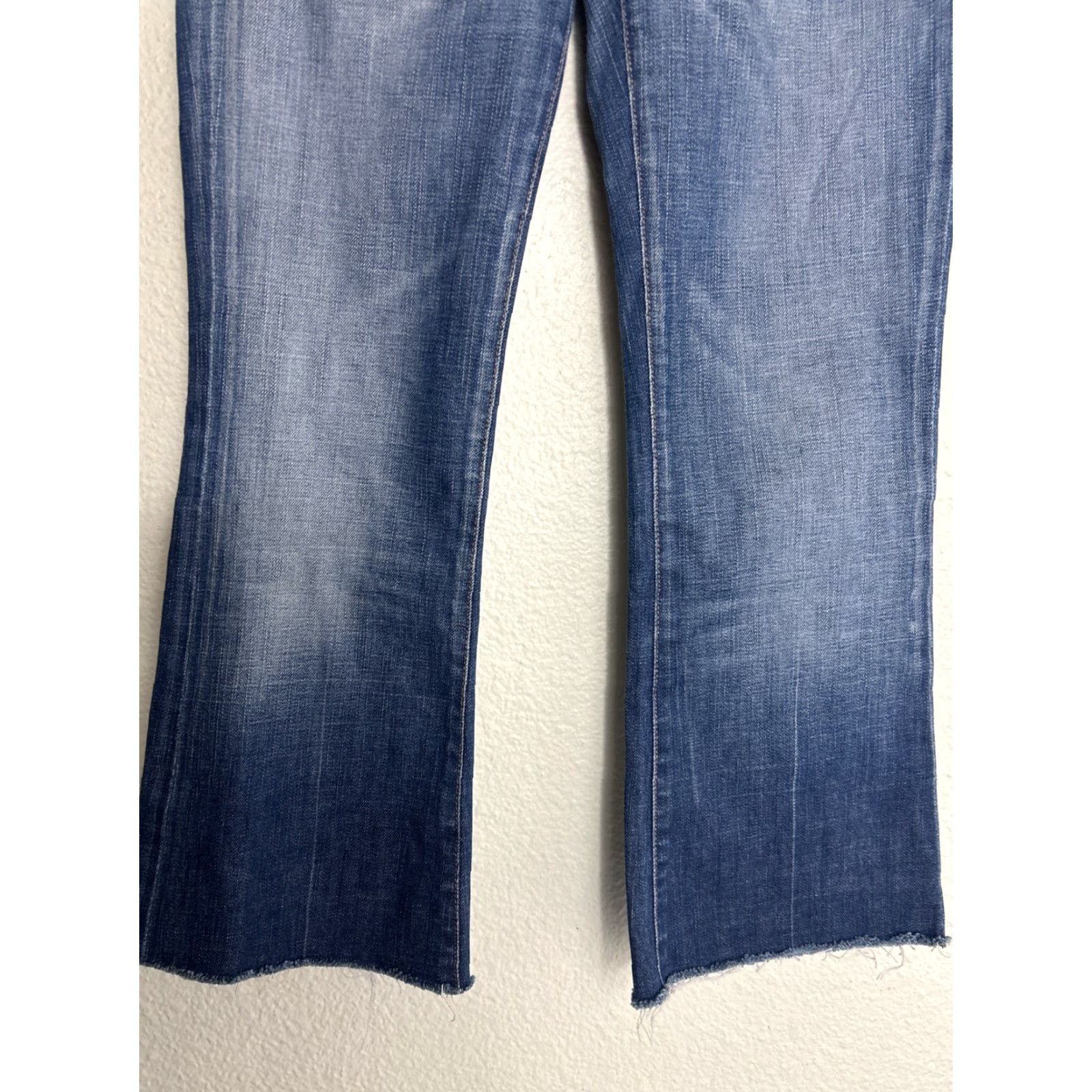 Citizens Of Humanity Citizens of Humanity Jeans Womens 27 Blue Ingrid 002 Low Waist Flare Dark Wash Size 30" / US 8 / IT 44 - 2 Thumbnail