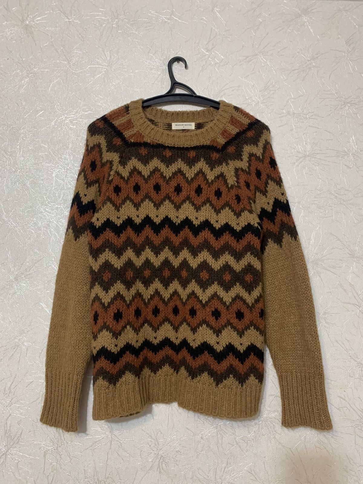 Designer Maison Hotel Women’s Wool Sweater Pullover Size M / US 6-8 / IT 42-44 - 1 Thumbnail