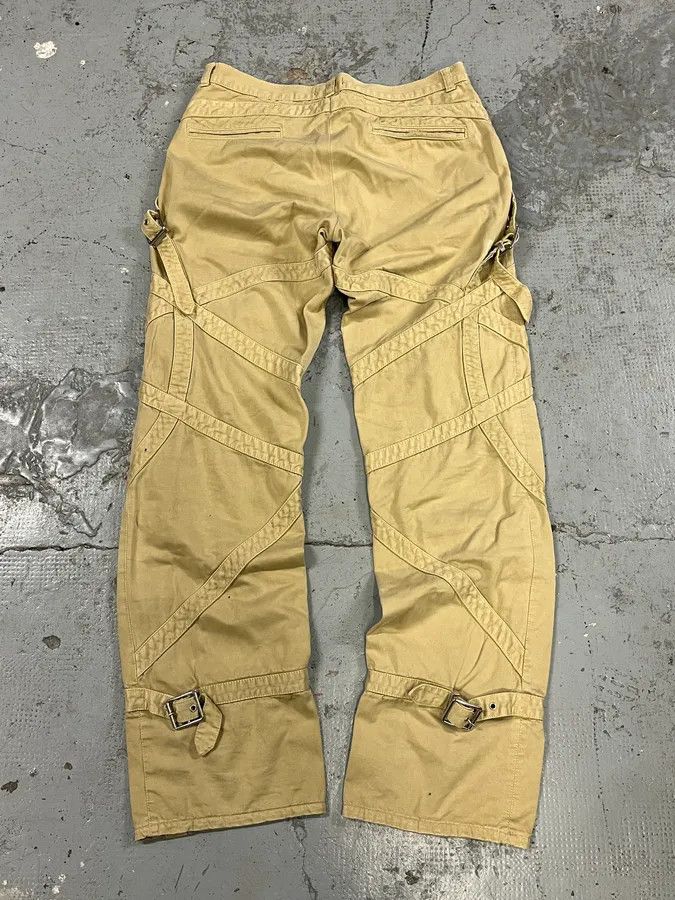 Versace 2000s Versace Bondage Beige Cargo Pants Size US 32 / EU 48 - 7 Thumbnail