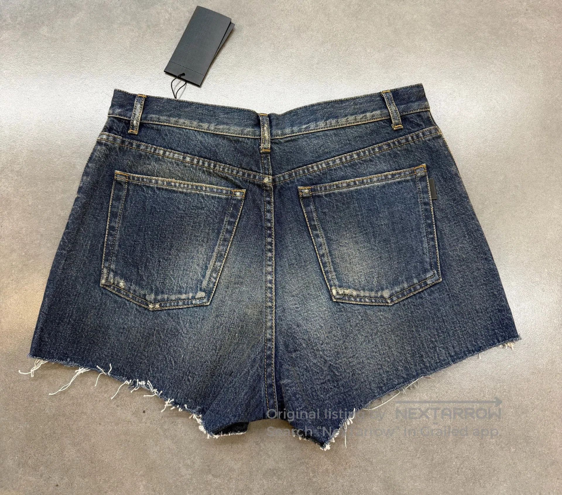 Saint Laurent Paris SAINT LAURENT Denim Shorts. Size 27" / US 4 / IT 40 - 2 Thumbnail