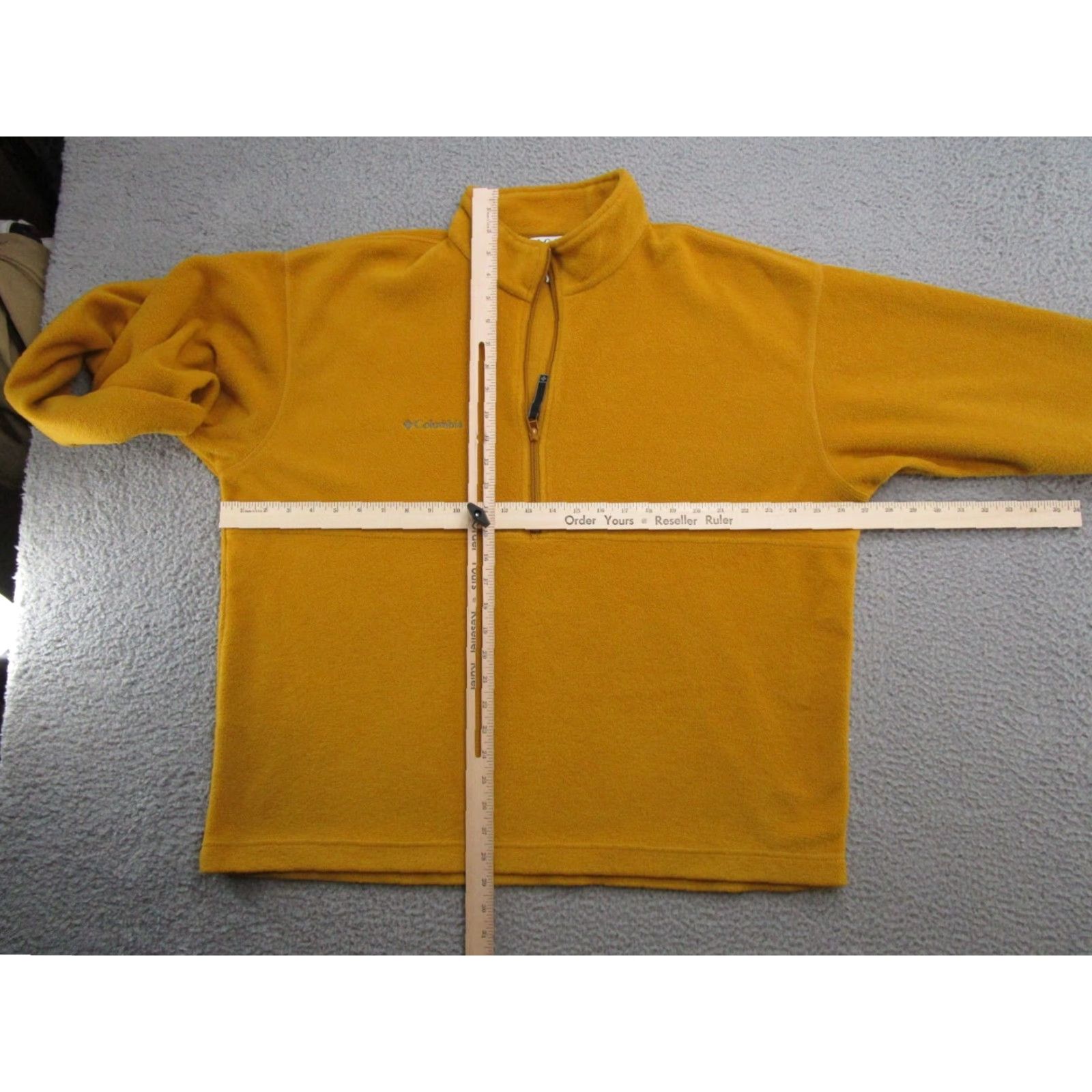 Vintage VINTAGE Col umbia Gold Yellow Fleece 1/4 Zip Pullover Jacket Men's XL Outdoor Size US XL / EU 56 / 4 - 5 Thumbnail