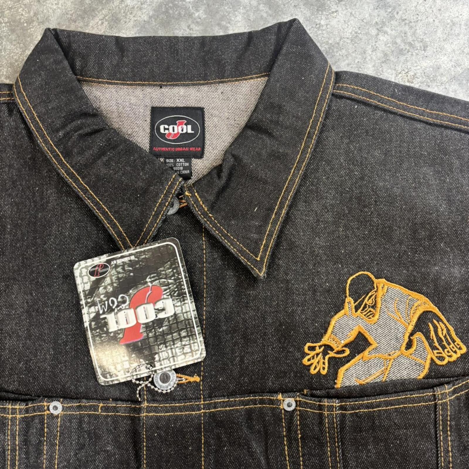 Southpole LL Cool J Y2K Denim Jacket Streetwear Size US XXL / EU 58 / 5 - 6 Thumbnail