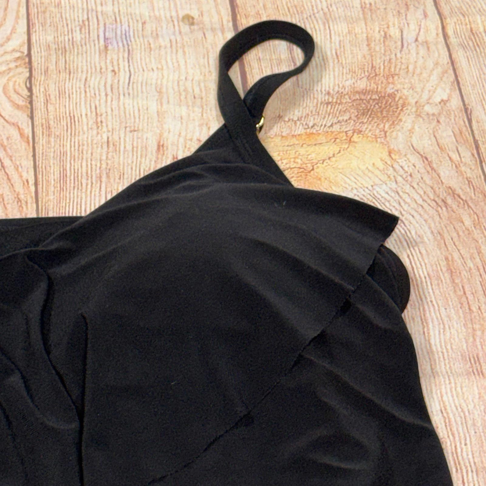 Other Shade & Shore Black Tankini Top Size 14/16 Size ONE SIZE - 4 Thumbnail