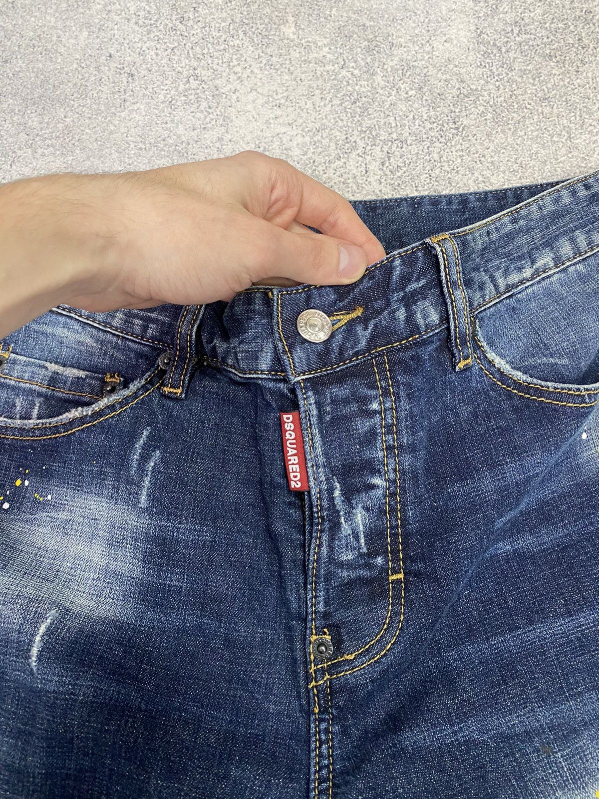 Designer × Dsquared2 × Vintage Vintage Dsquared2 Denim Blue Luxury Jeans Size US 30 / EU 46 - 9 Thumbnail
