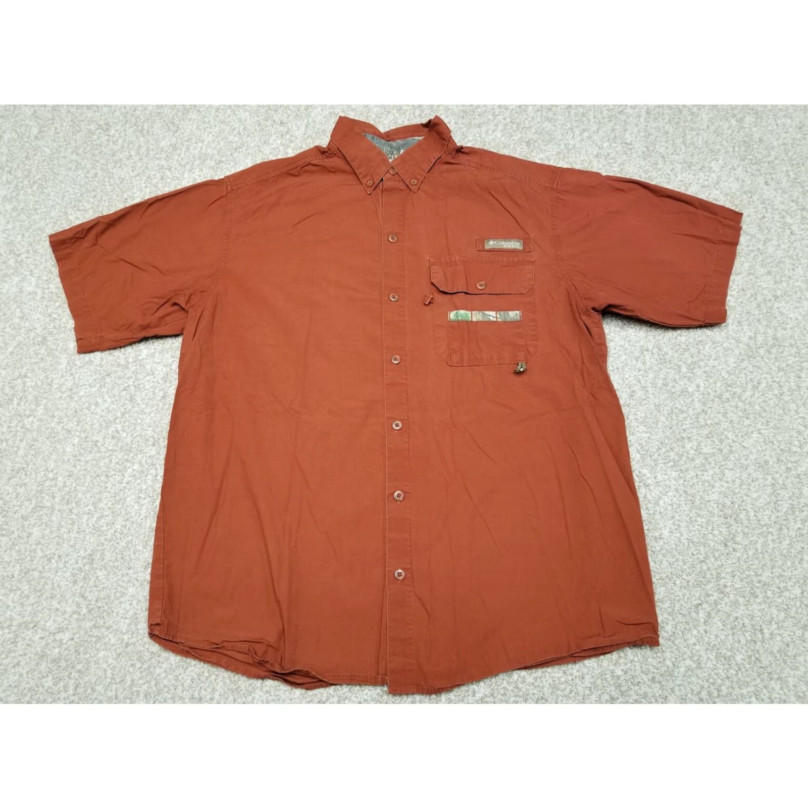 Vintage Columbia PHG Shirt Men M Red Vented Bird Outdoor Hunting Gear Outdoors Button-Up Casual Size US M / EU 48-50 / 2 - 2 Thumbnail