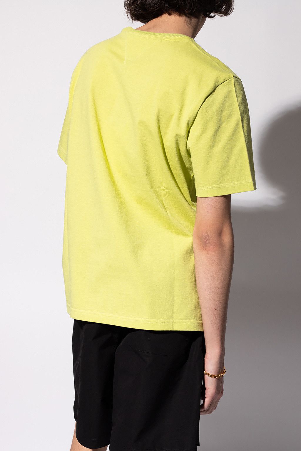 Bottega Veneta BOTTEGA VENETA Sunrise solid yellow cotton t-shirt Medium q Size US M / EU 48-50 / 2 - 3 Thumbnail