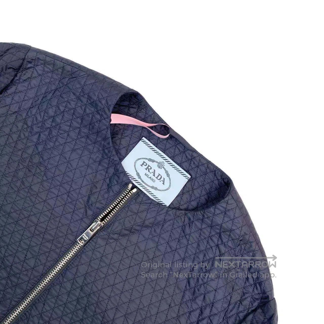 Prada Prada Metal triangle diamond plaid jacket and coat| Size XS / US 0-2 / IT 36-38 - 3 Thumbnail