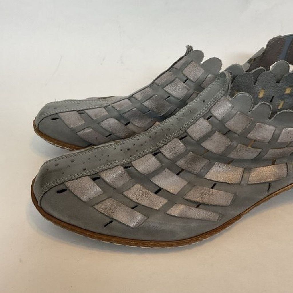 Rieker Rieker Sina Soft Weaven Leath Slingback Shoes Women 41/US9.5 Size US 11 / IT 41 - 8 Thumbnail