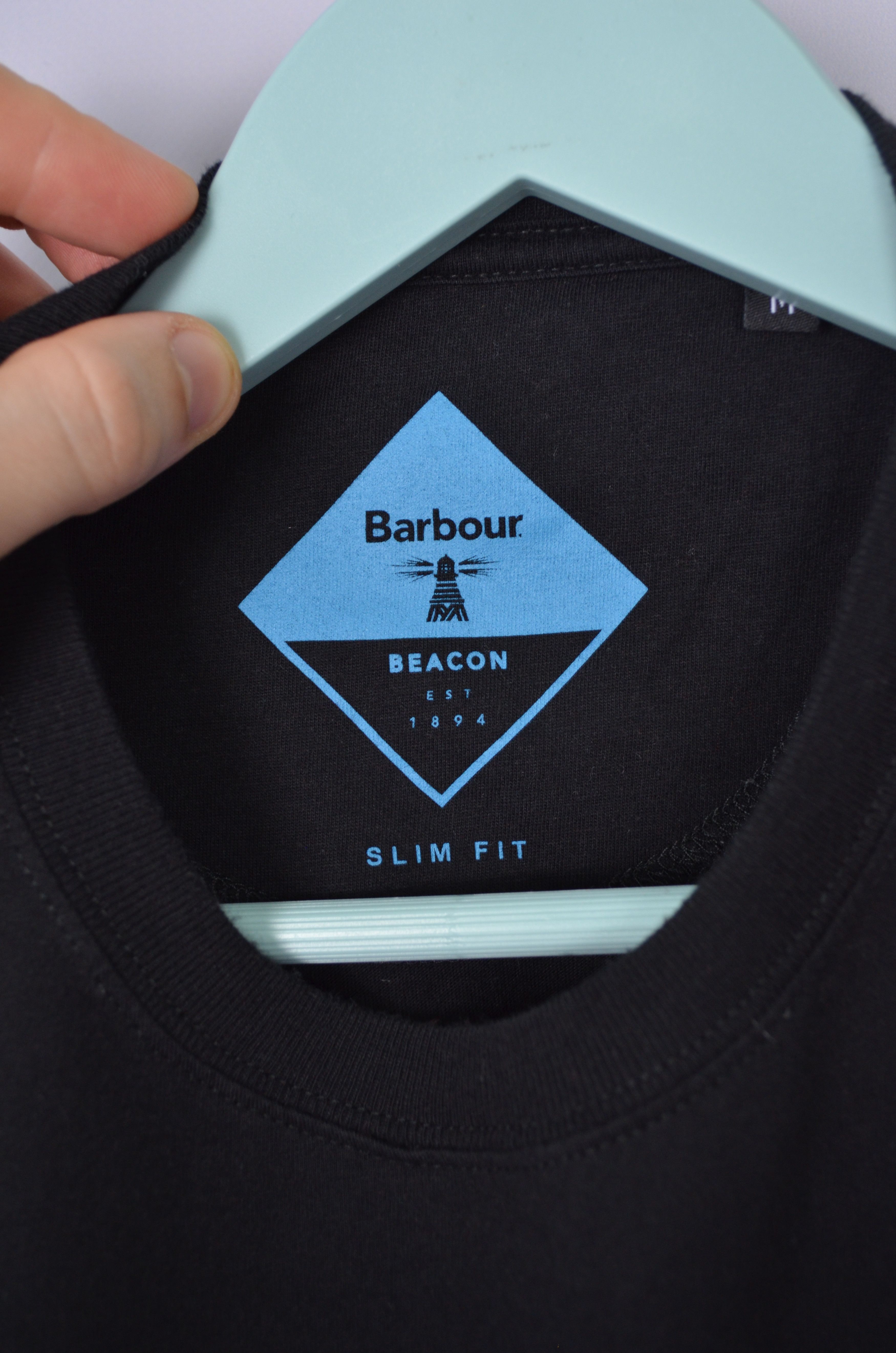 Barbour Mens Barbour Beacon Print Longsleeve T Shirt Size M Slim Fit Size US M / EU 48-50 / 2 - 5 Thumbnail