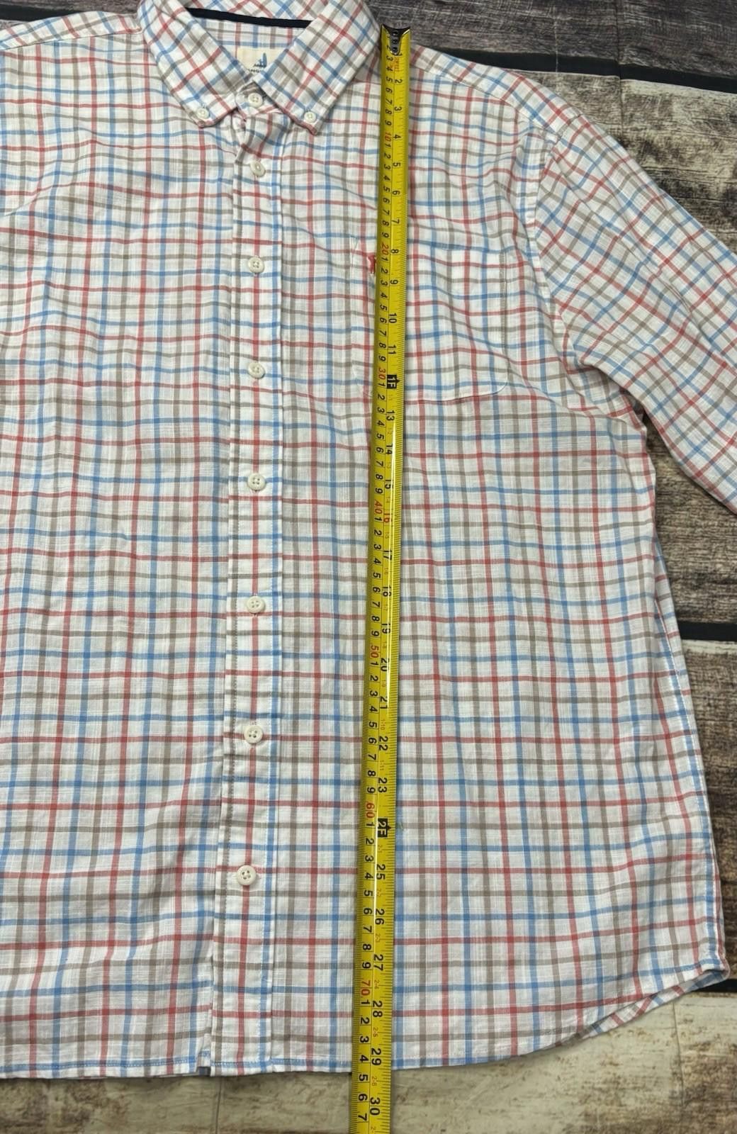 johnnie-O Johnnie O Shirt Mens Large Hangin' Out Check Button Down Size US L / EU 52-54 / 3 - 9 Thumbnail