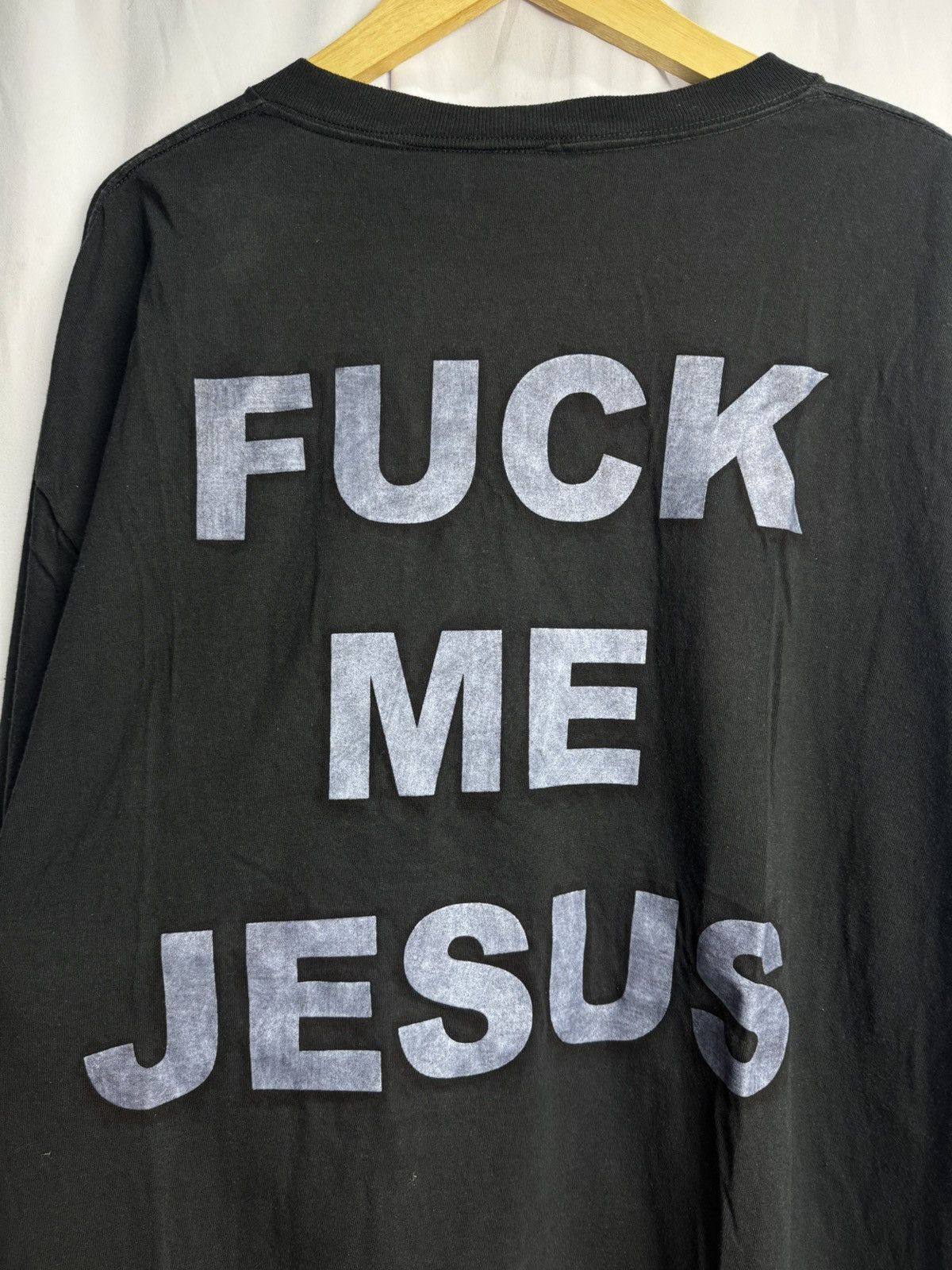 Band Tees Marduk "Fuck Me Jesus" Long Sleeve 2001 Size US XL / EU 56 / 4 - 4 Thumbnail