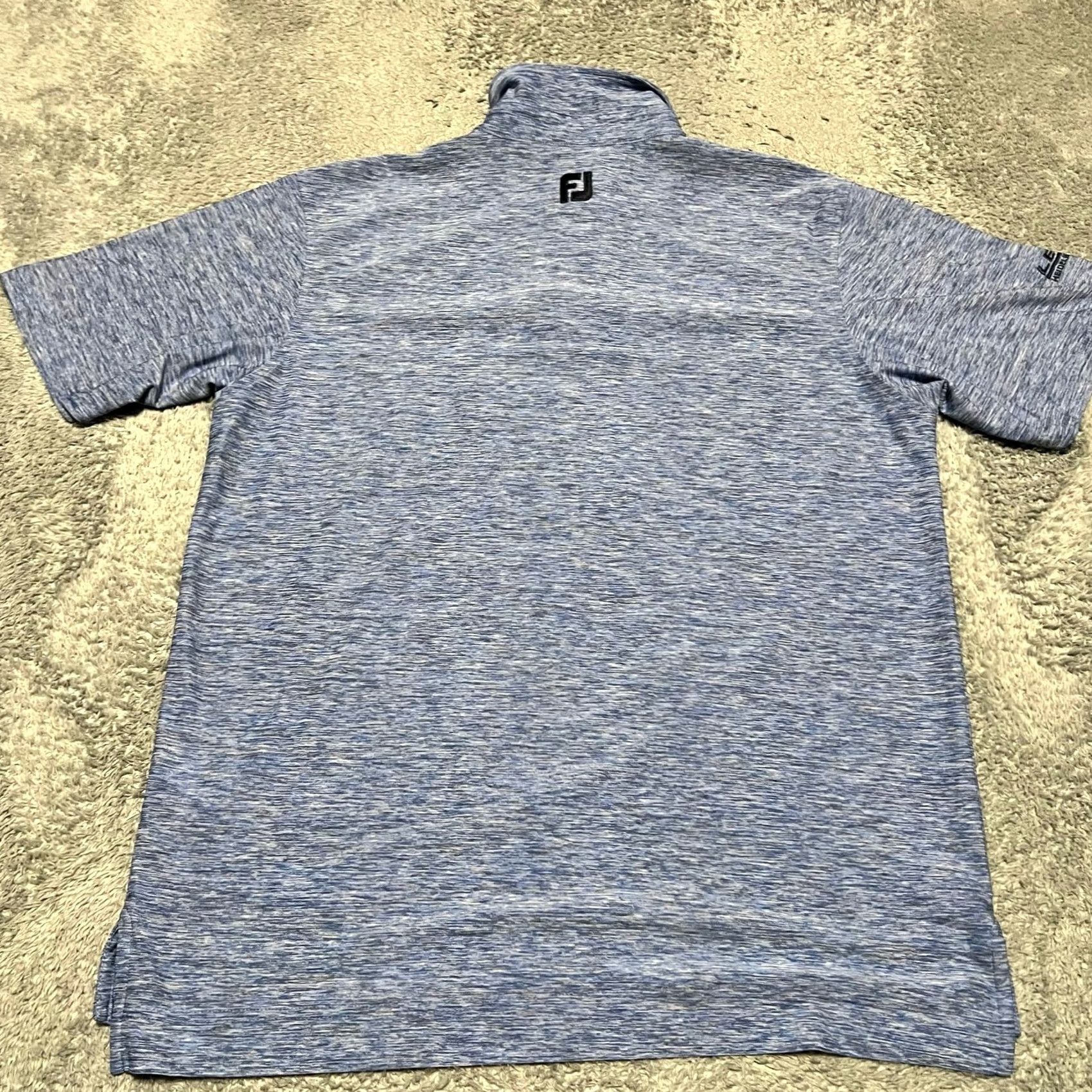 Footjoy Footjoy Polo Shirt Mens Medium Blue Performance Golf Heather Mens Size US M / EU 48-50 / 2 - 3 Thumbnail