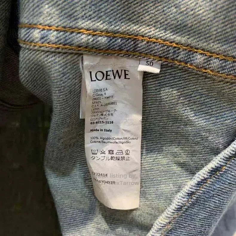 Loewe Loewe Lunar eclipse denim jacket Size US M / EU 48-50 / 2 - 7 Thumbnail