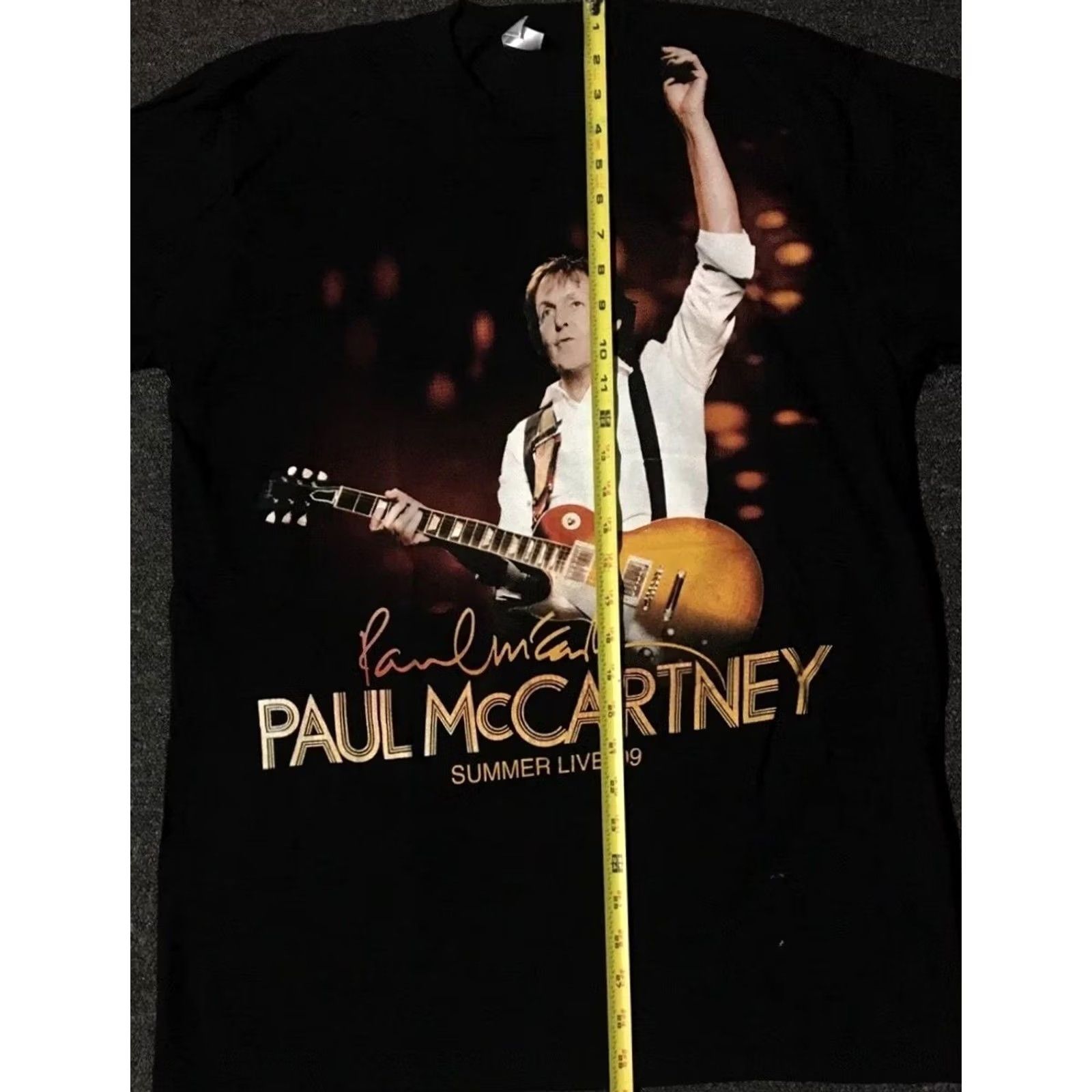 Vintage VINTAGE Paul McCartney NYC Tour Shirt L Concert Rock Band John Lennon Beatles Shirt Mens Black 60s 70s 80s 90s Band Graphic Tee Concert Tour Rock Size US L / EU 52-54 / 3 - 8 Thumbnail