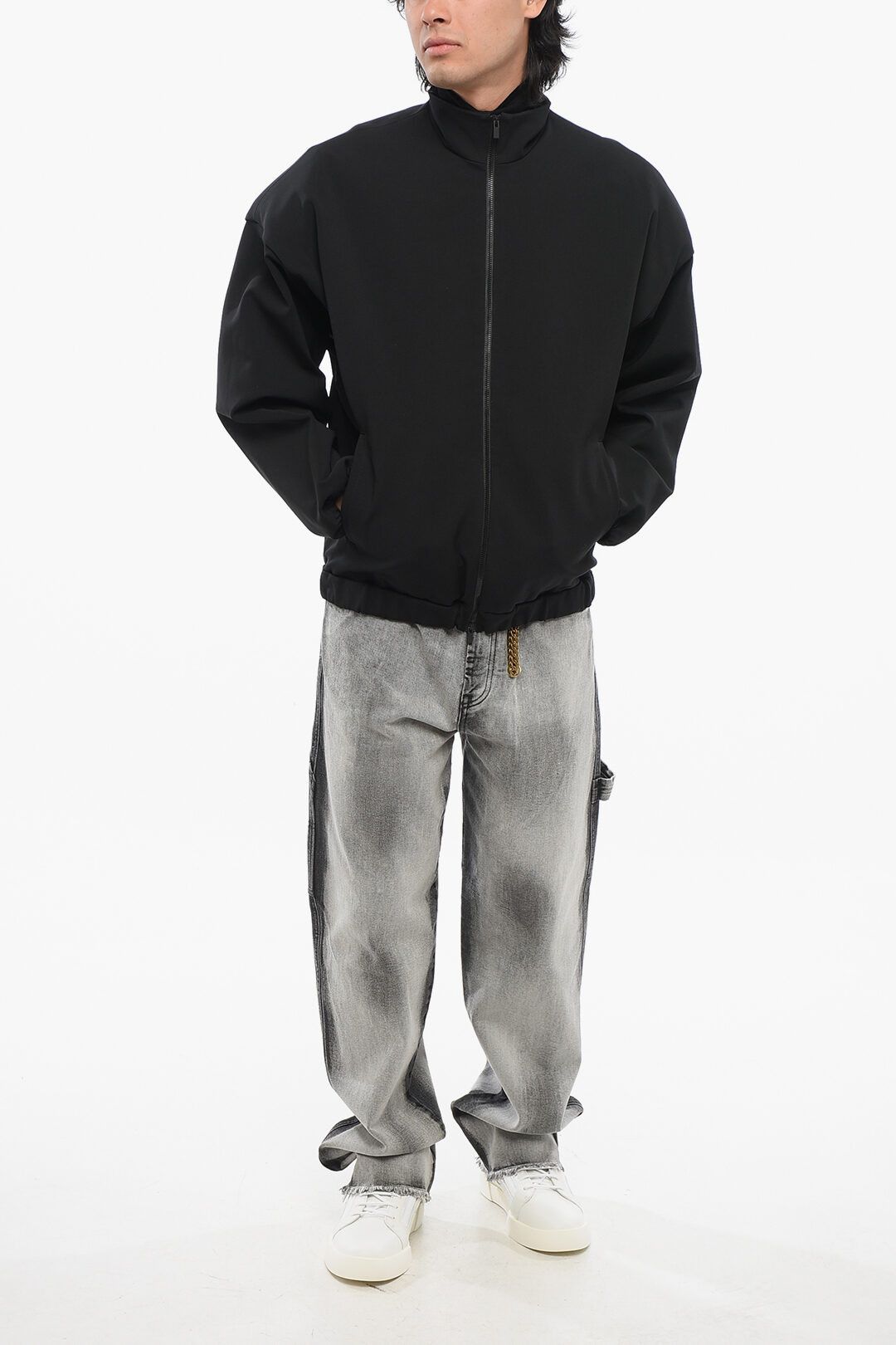 Fear of God og1mm0825 Viscose Blend EternalL Bomber Jacket In Black Size US M / EU 48-50 / 2 - 4 Thumbnail