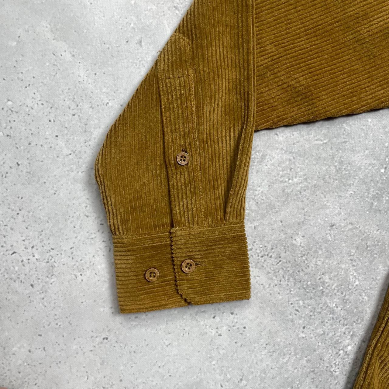 Empyre Empyre Corduroy Button-Up Long Sleeve Shirt Mustard Size S Size US S / EU 44-46 / 1 - 15 Thumbnail
