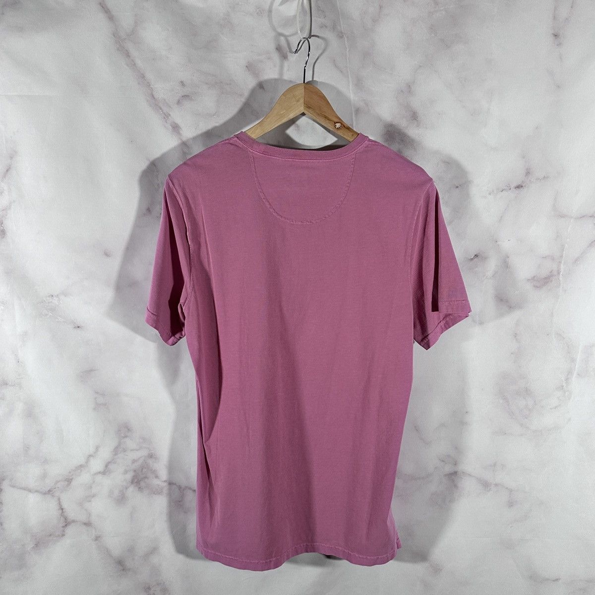 Barbour Garment-Dyed Essential Pink Tee Size US M / EU 48-50 / 2 - 6 Thumbnail
