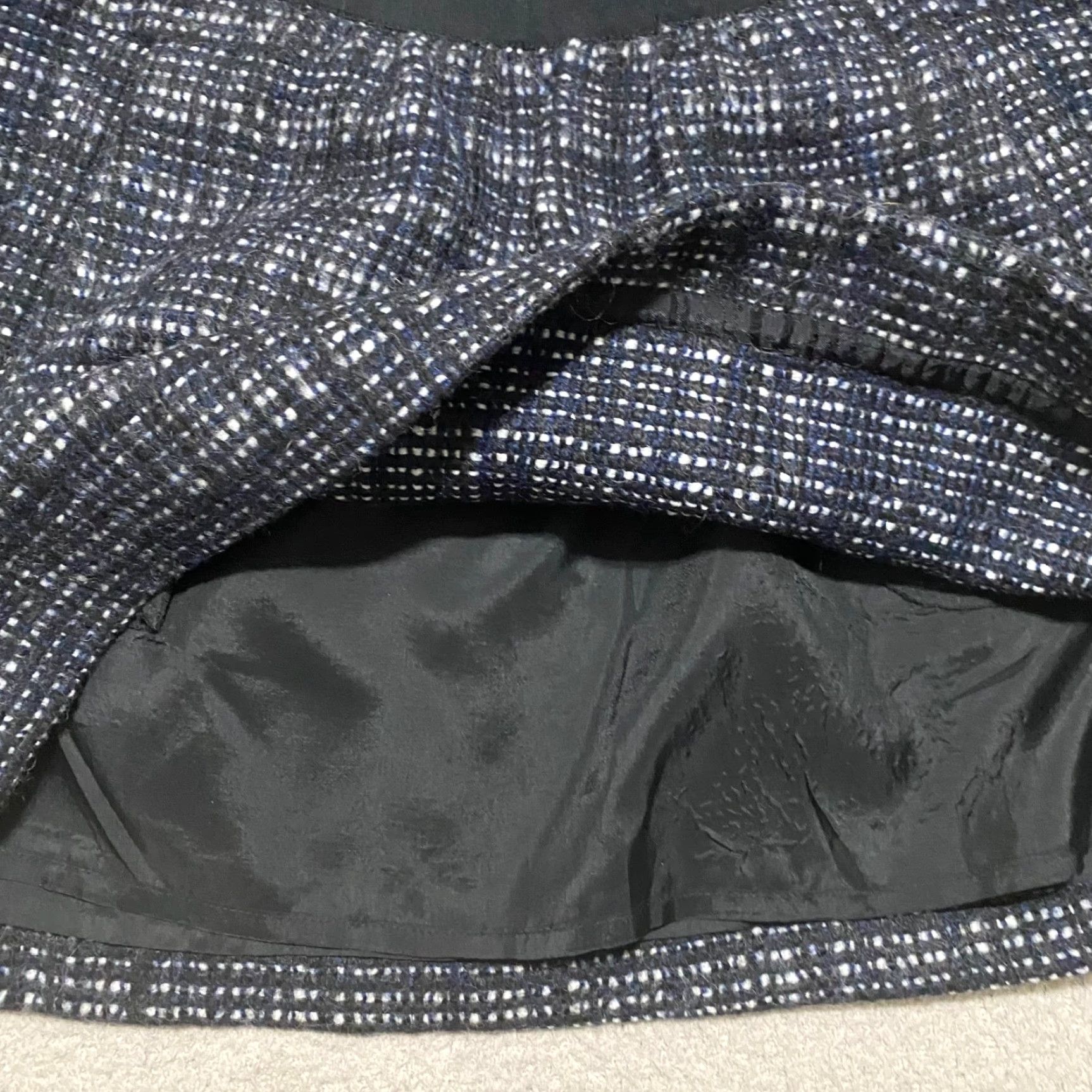 J.Crew J. Crew Skirt sz 6 Multicolor Plaid Tweed Wool Blend Mini Pockets Lined Womens Size 28" / US 6 / IT 42 - 4 Thumbnail