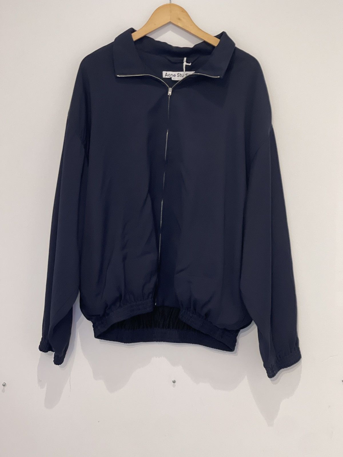 Acne Studios Acne Studios Fluid Tracksuit Jacket Navy Size US L / EU 52-54 / 3 - 1 Thumbnail