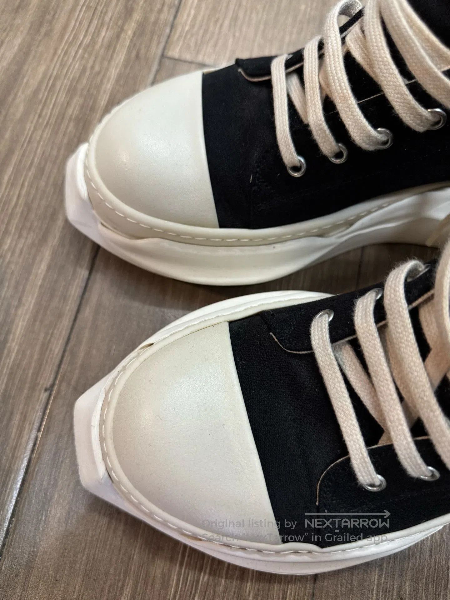 Rick Owens Drkshdw Rick Owens Drkshdw Black Lace-Up Shoes. Size US 8 / EU 41 - 6 Thumbnail