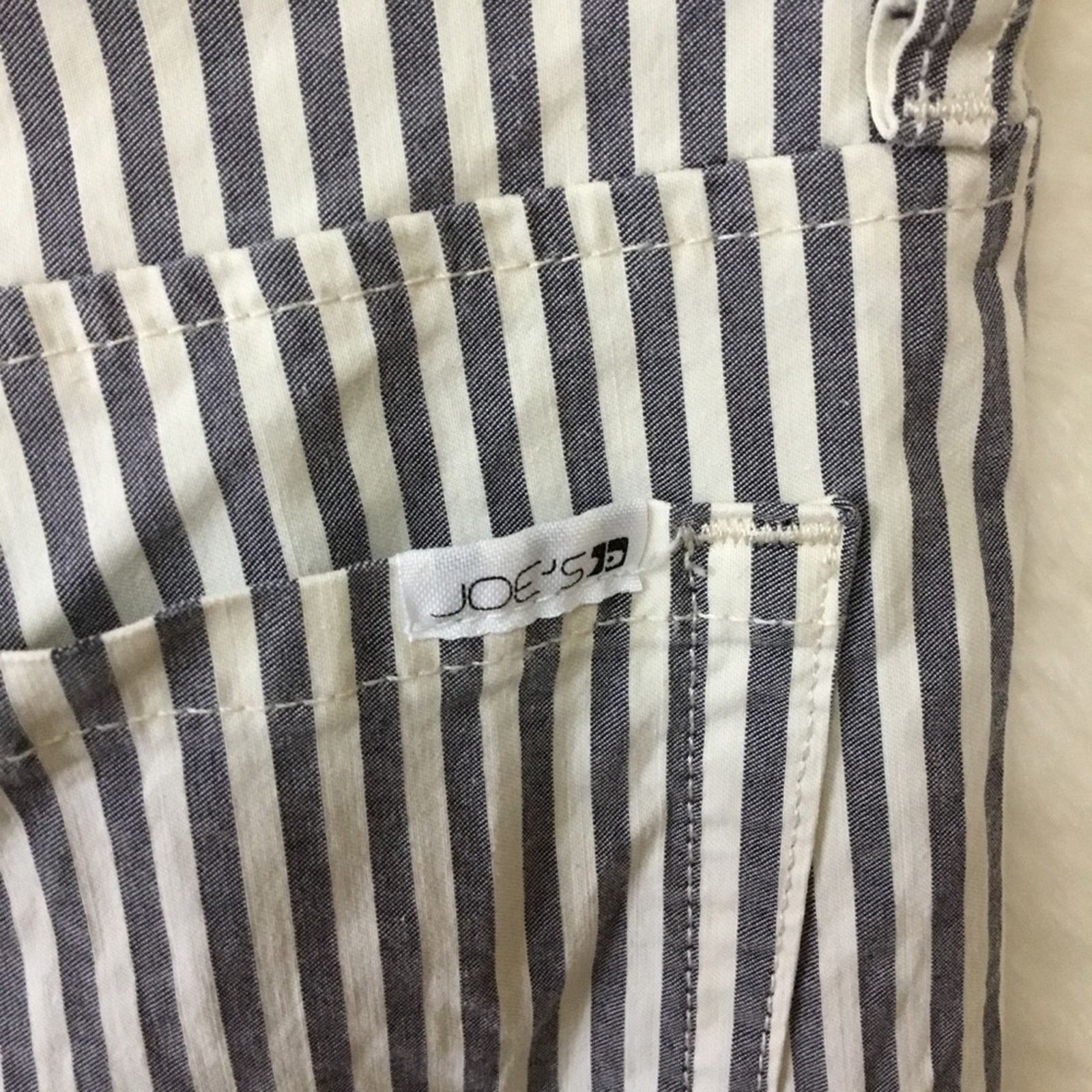 Joe's Joe's Jeans Blue & White Slim Fit Striped Skinny Jeans Size 27" / US 4 / IT 40 - 6 Thumbnail