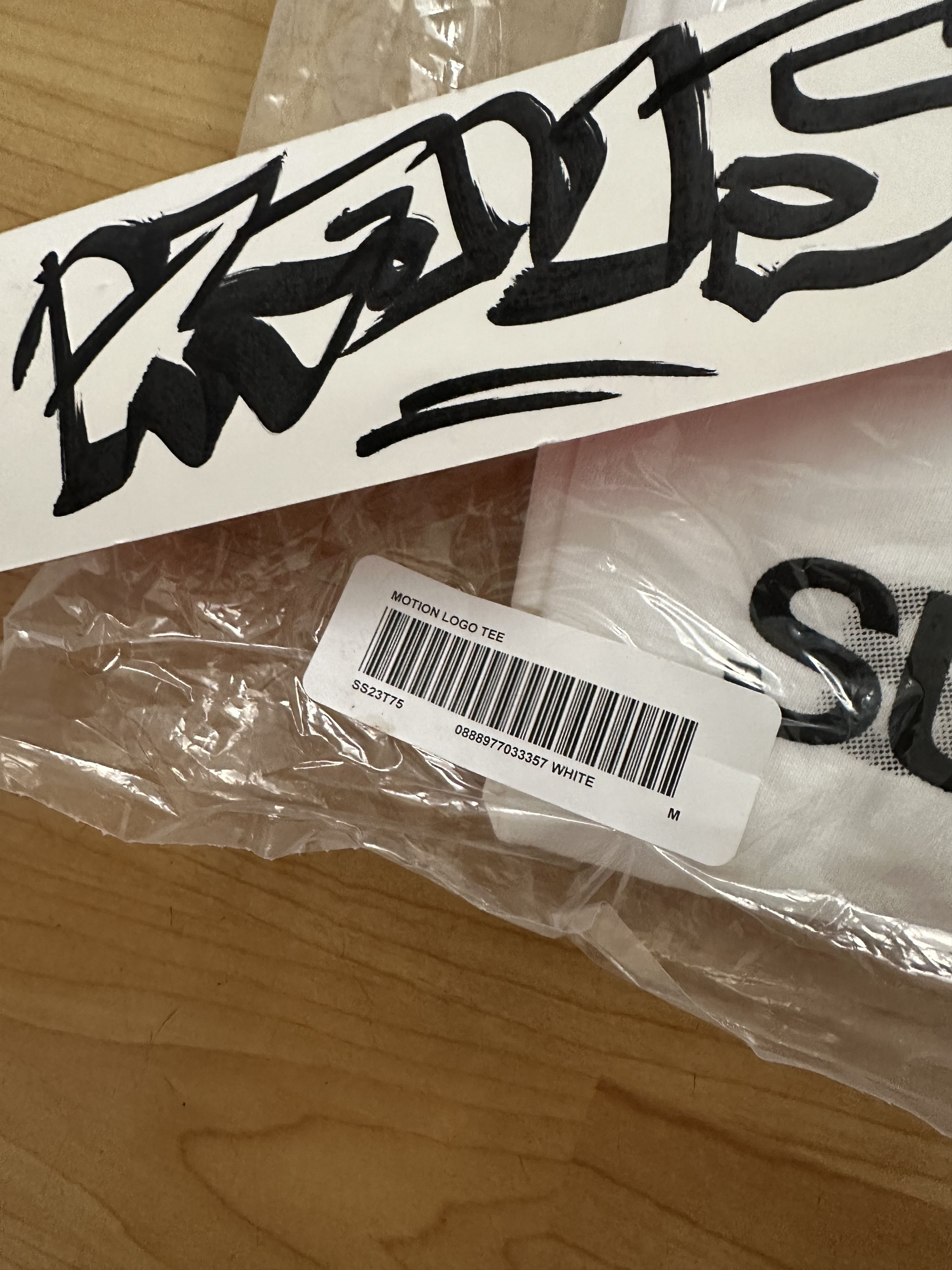 Supreme Supreme Motion Logo Tee - White Medium Size US M / EU 48-50 / 2 - 2 Thumbnail