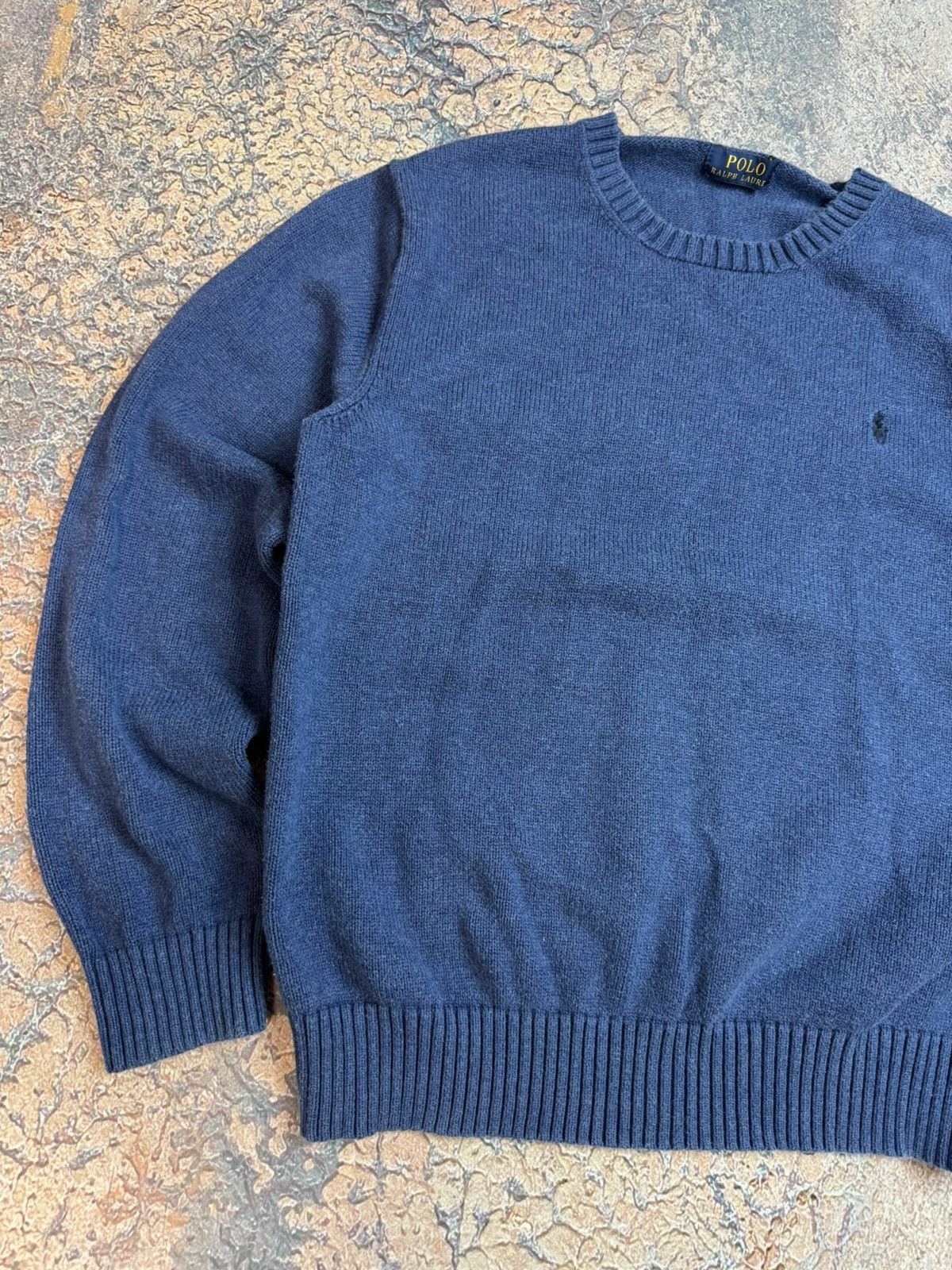 Polo Ralph Lauren VTG Ralph Lauren Knit Crew Neck Sweater Blue Size L Y2k 90s Size US S / EU 44-46 / 1 - 2 Thumbnail