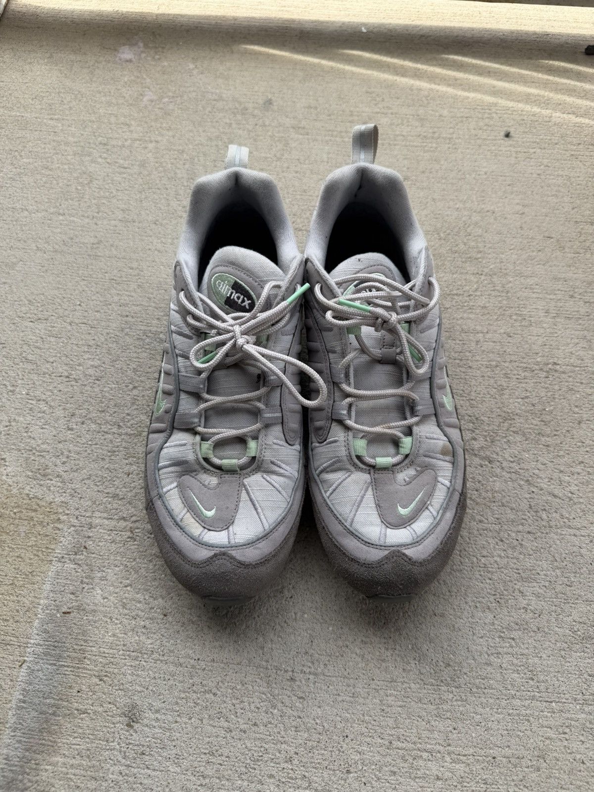 Nike Nike Air Max 98 Mint Vast Gray Size US 12 / EU 45 - 9 Thumbnail