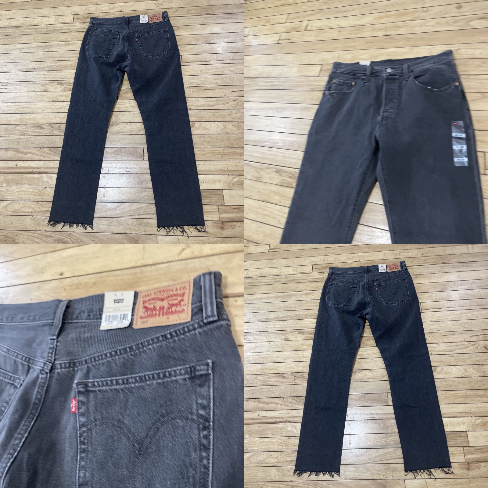Levi's VINTAGE Levi's 501 xx Original Jeans 30x30 Adult Regular Black 501xx Black Frayed NWT Jeans Mens Size US 30 / EU 46 - 10 Thumbnail