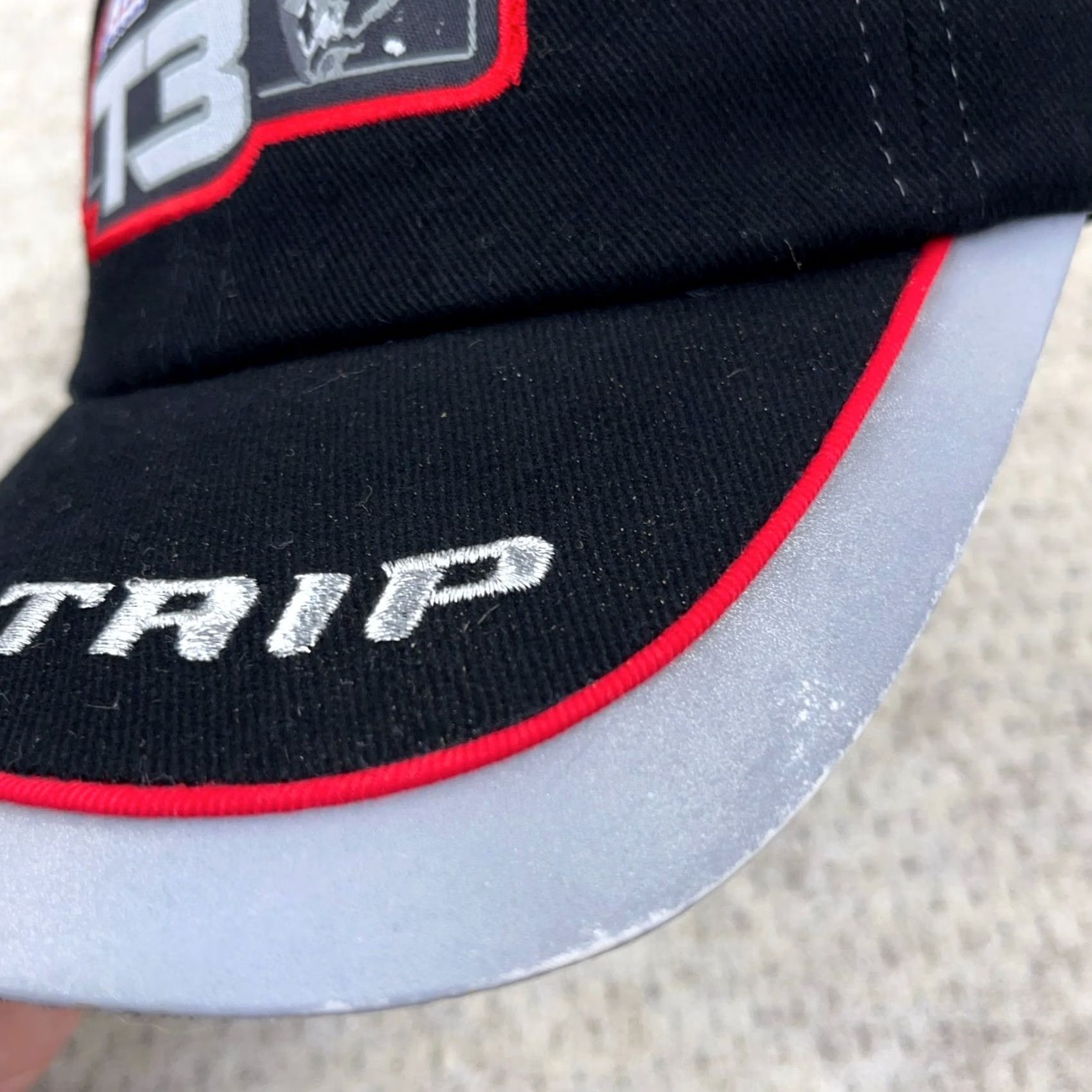 Chase Authentics VINTAGE Terminator 3 Movie Promo Nascar Darrel Waltrip T3 Strap Back Hat Cap Size ONE SIZE - 5 Thumbnail
