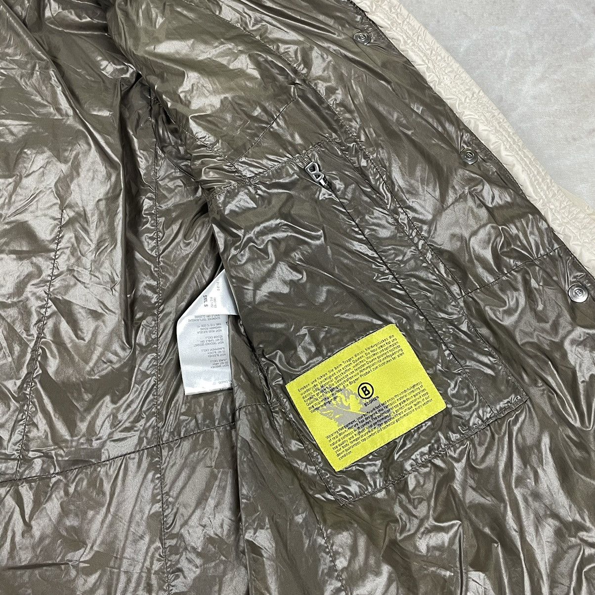 Bogner & Limonta Goose Down Puffer Long Jacket Parka Wool
