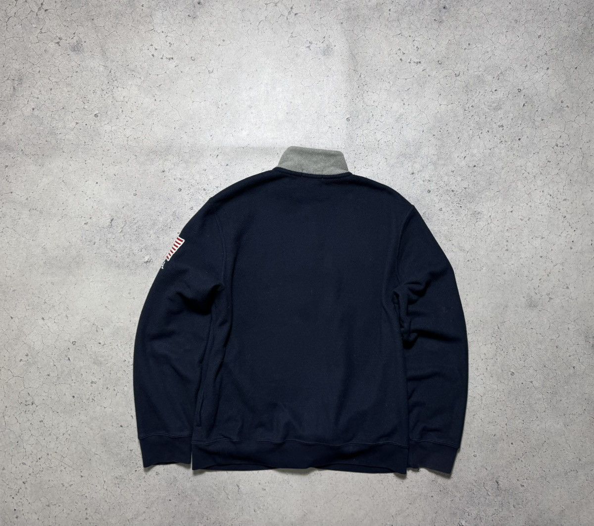 Polo Ralph Lauren Polo Ralph Lauren 1/4 Zip Fleece Sweatshirt USA Big Logo Size US M / EU 48-50 / 2 - 11 Thumbnail
