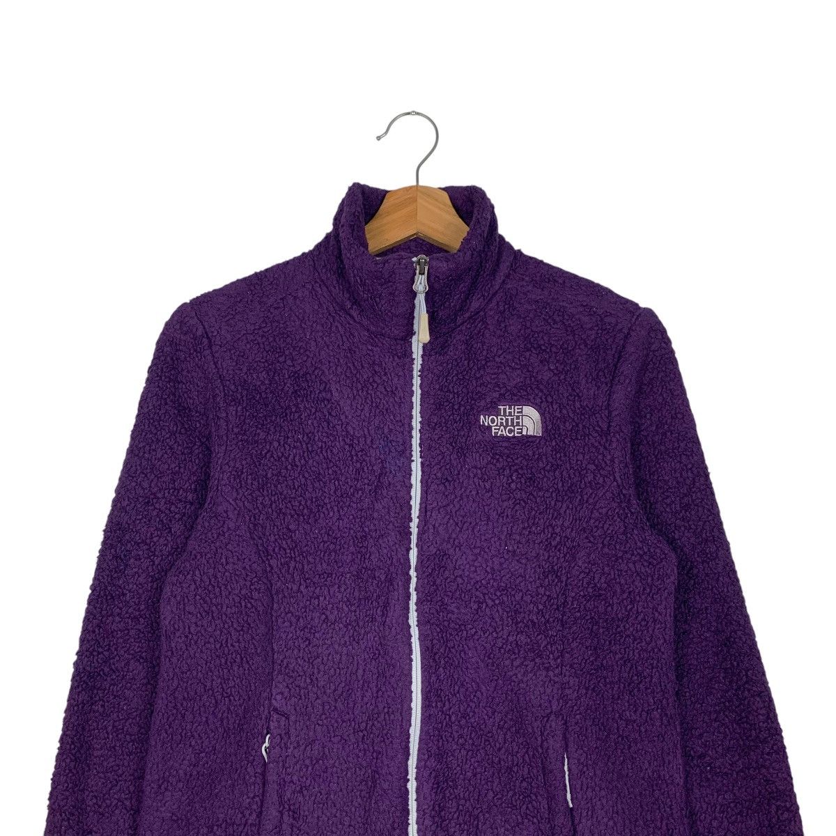 The North Face THE NORTH FACE Embroidery Logo Purple Fleece #1850-C80 Size S / US 4 / IT 40 - 2 Thumbnail