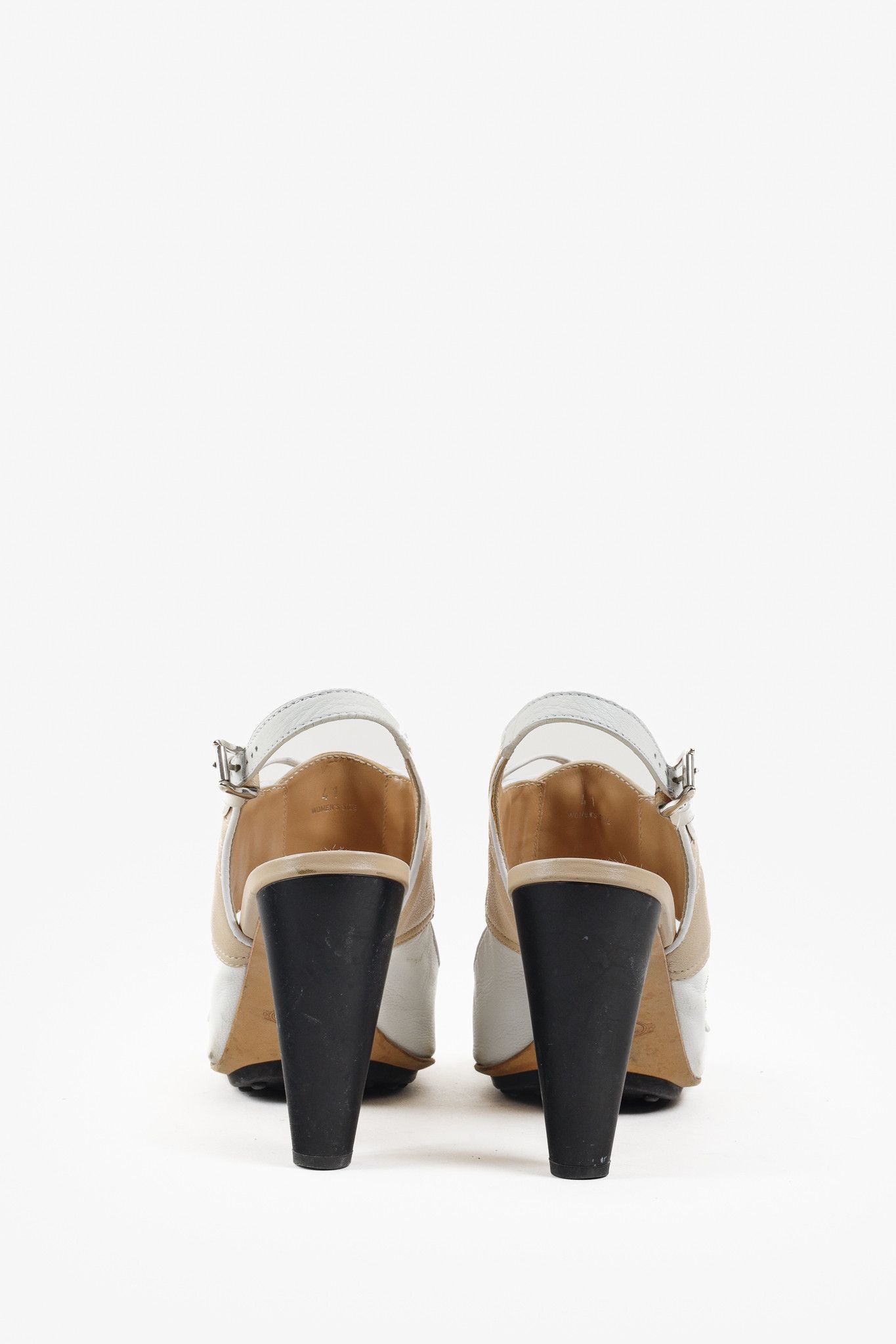 Tod's Tod's High Heel Ankle Sandals Size US 10.5 / IT 40.5 - 3 Thumbnail