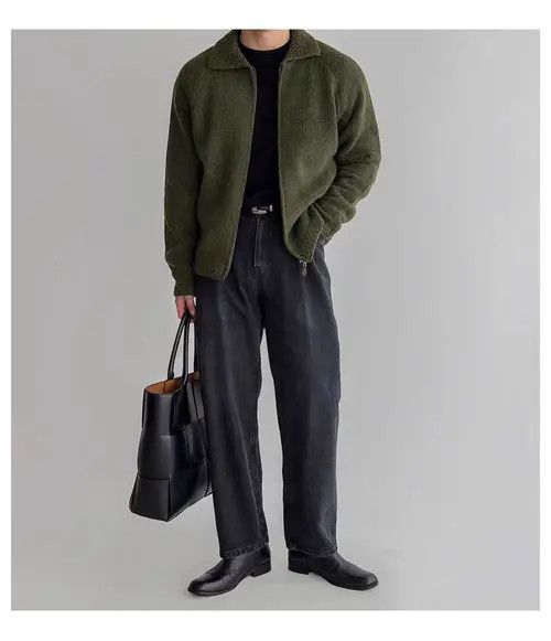 Japanese Brand Vintage Green XL Casual Knit Sweater Lapel Jacket Coat Size US XL / EU 56 / 4 - 5 Thumbnail