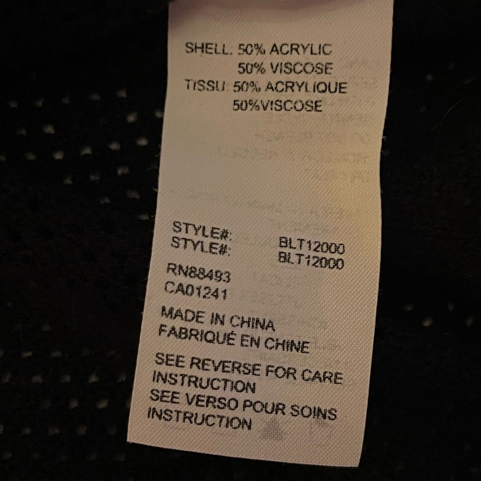 Blanc Noir Blanc Noir Top Light Sweater Black Gray Oversized Mesh Sz XS Size XS / US 0-2 / IT 36-38 - 4 Thumbnail