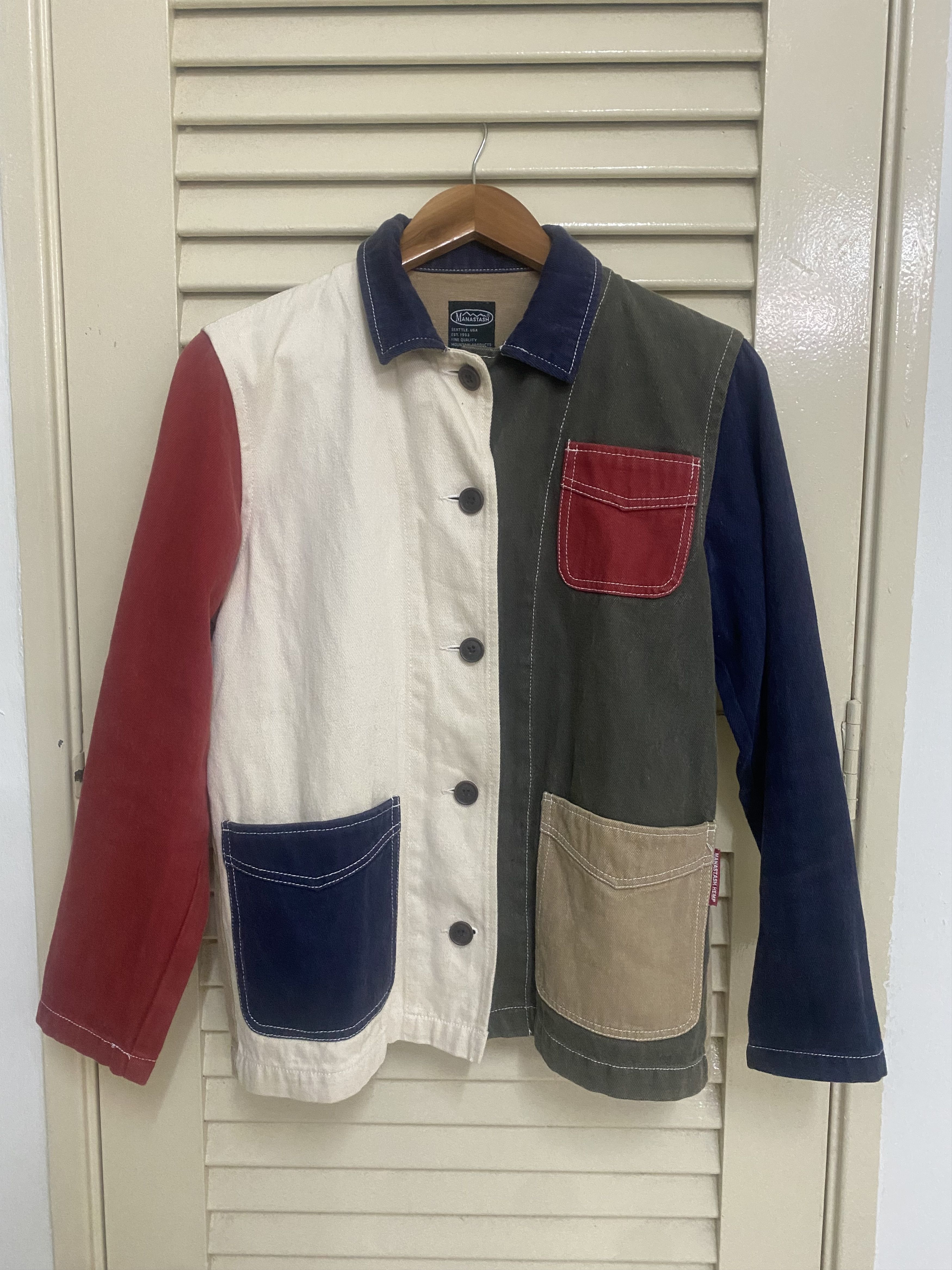 Kapital Manastash Hemp Kapital Patch Work Denim Jacket Size US M / EU 48-50 / 2 - 1 Thumbnail