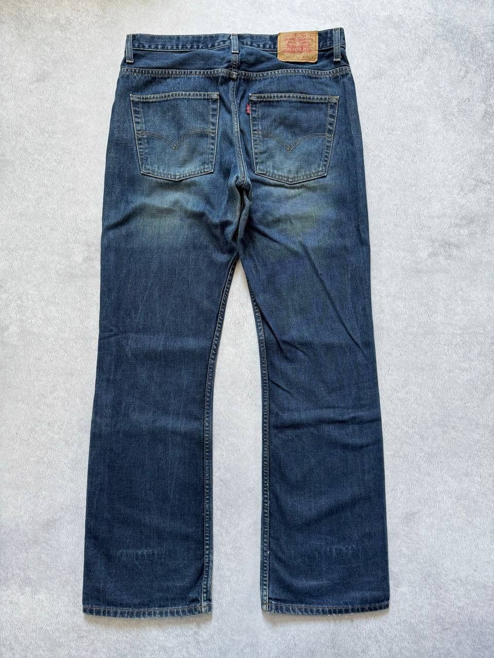 Levi's Vintage 2000s Levis 507 Bootcut Leg Y2K Jeans Blue W36 L34 Size US 36 / EU 52 - 2 Thumbnail
