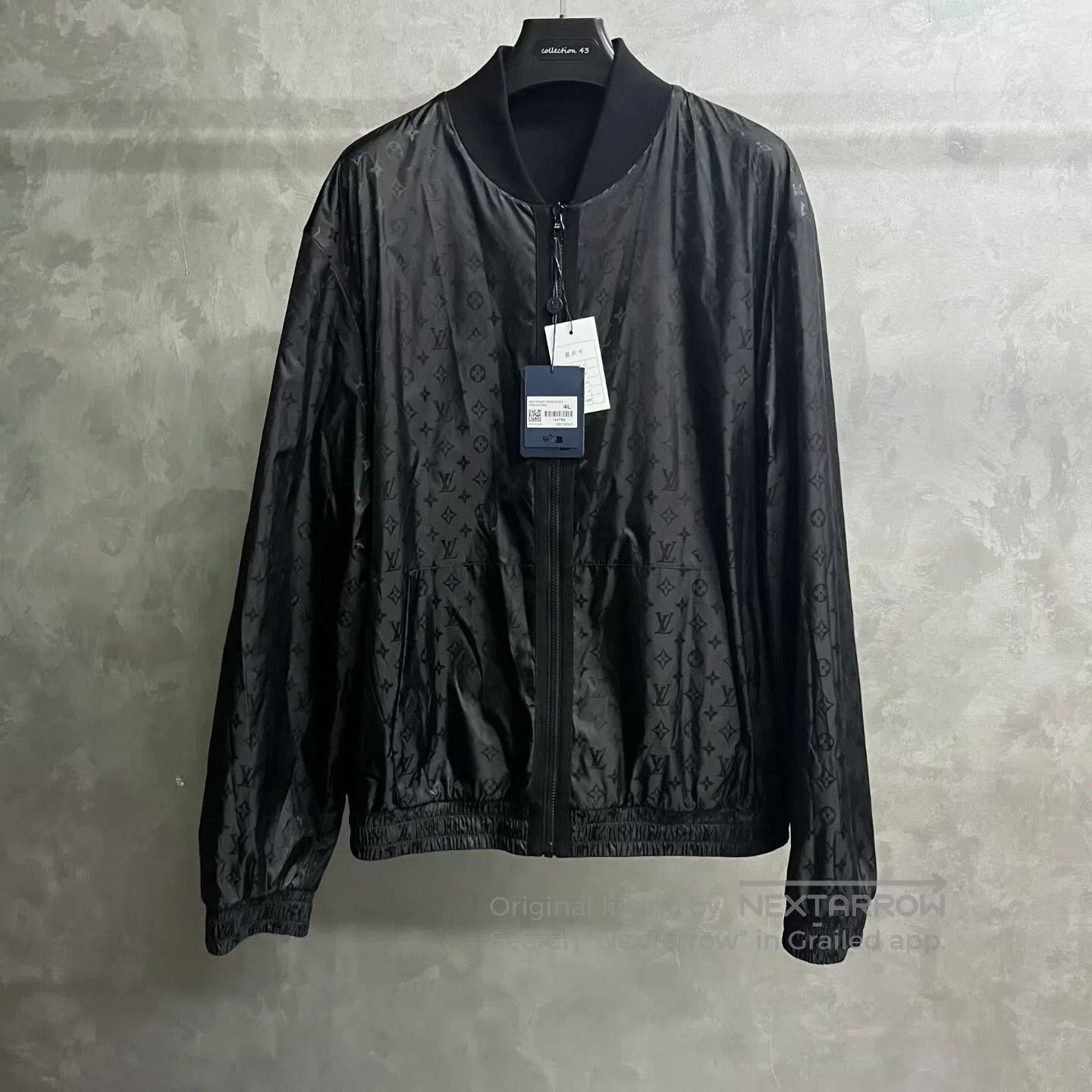 Louis Vuitton Louis Vuitton Logo-printed zipper jacket with double-sided Size US L / EU 52-54 / 3 - 1 Thumbnail