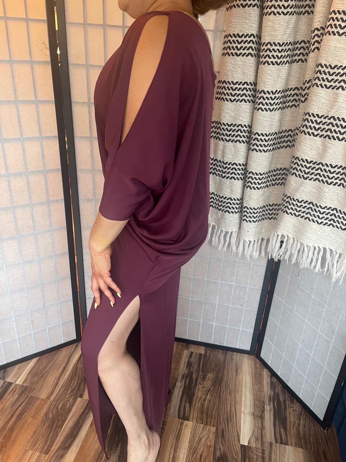 Bcbgmaxazria One sleeve maxi dress Size M / US 6-8 / IT 42-44 - 4 Thumbnail